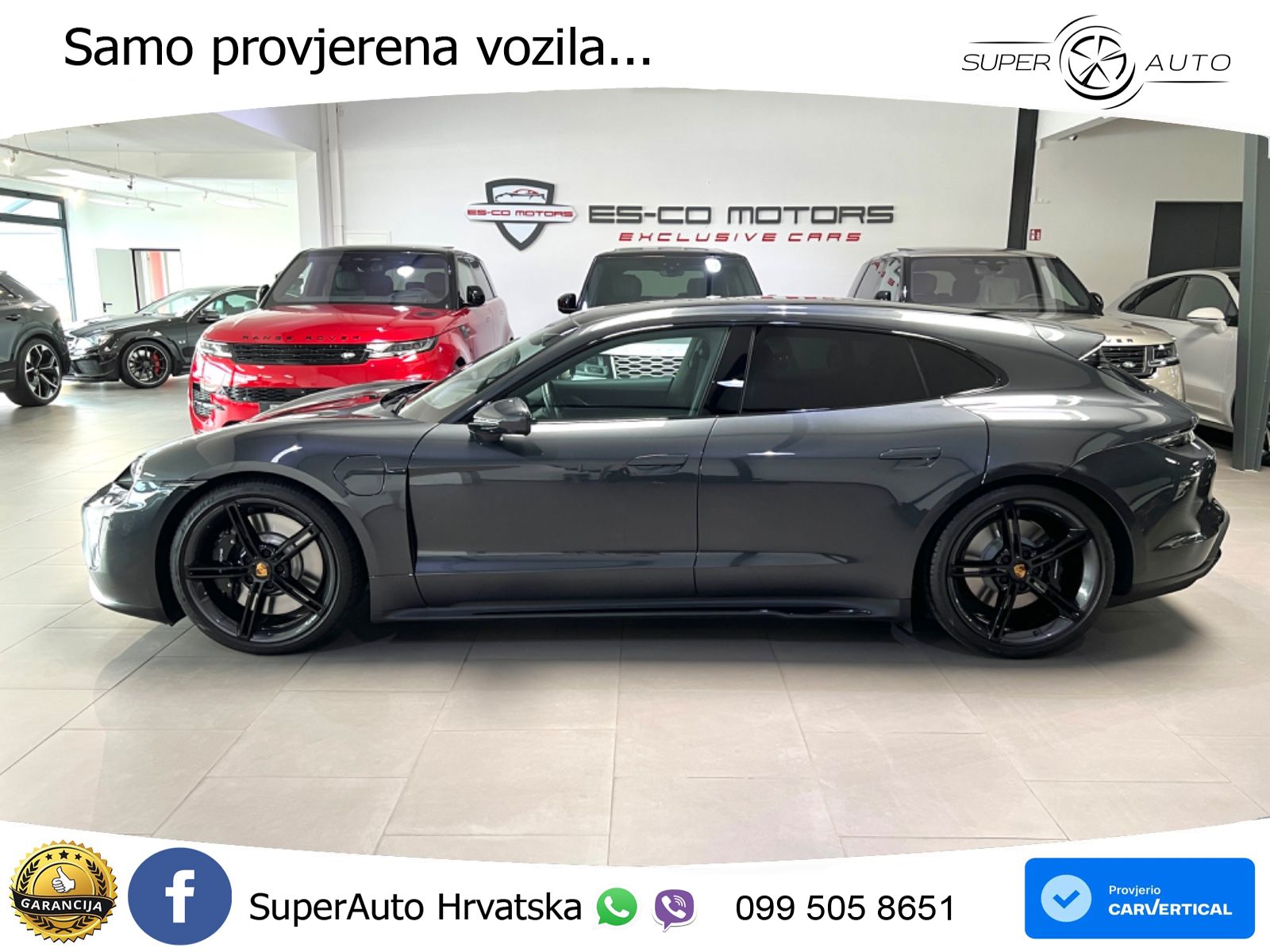 Porsche Taycan Sport Turismo GTS Performance Plus 93.4 kWh (598 KS)