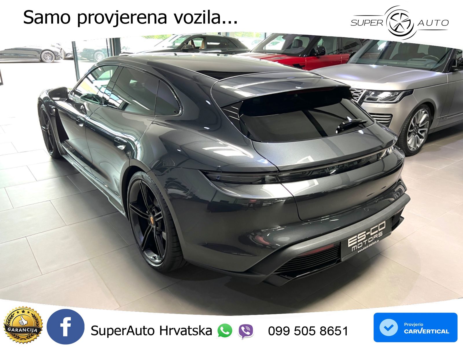 Porsche Taycan Sport Turismo GTS Performance Plus 93.4 kWh (598 KS)