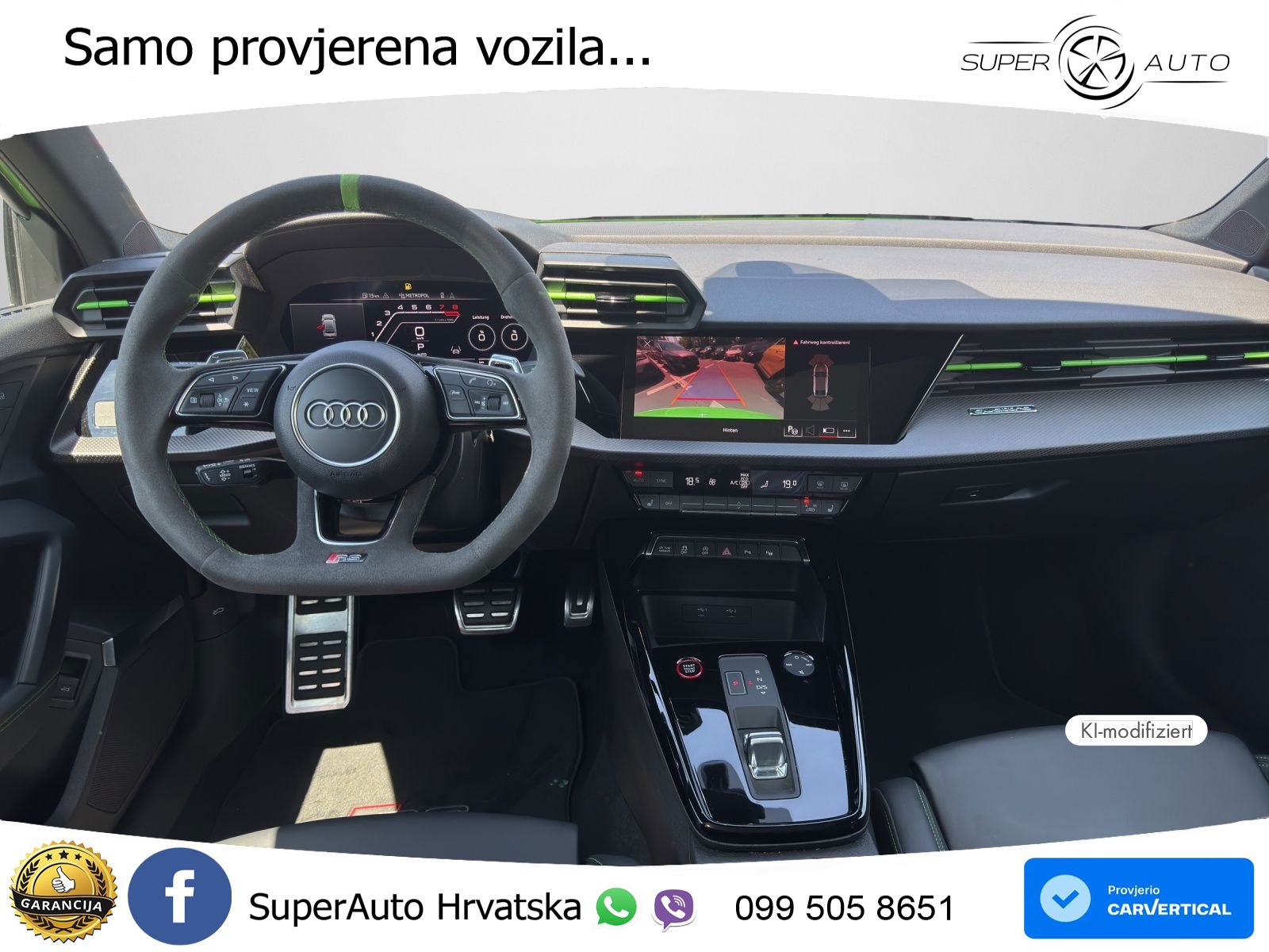 Audi RS3 Sportback 2.5 TFSI (400 KS) quattro S tronic LED+GR SJED+ACC