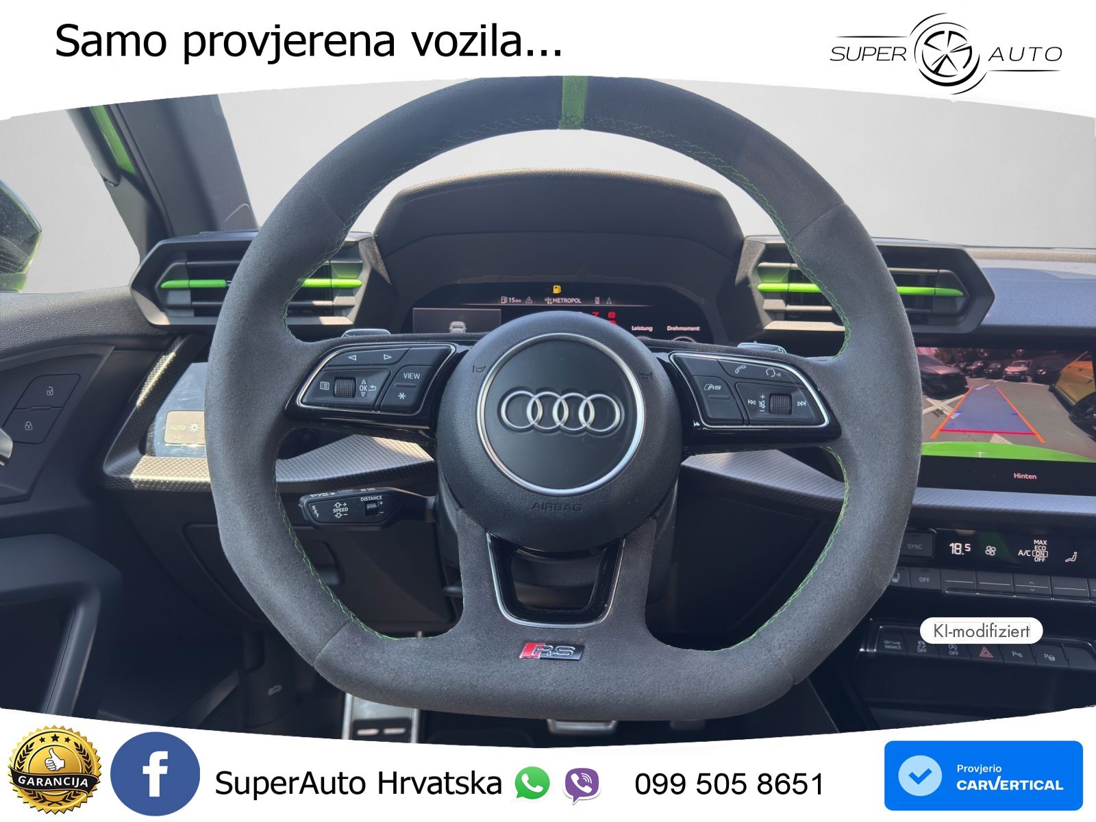 Audi RS3 Sportback 2.5 TFSI (400 KS) quattro S tronic LED+GR SJED+ACC