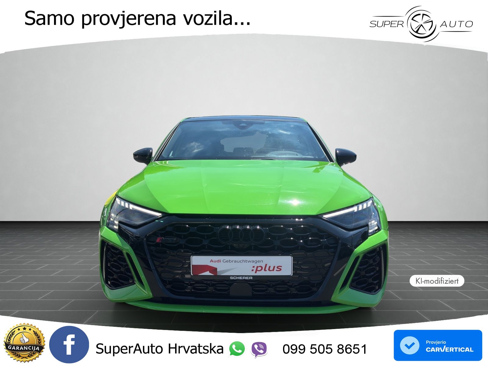 Audi RS3 Sportback 2.5 TFSI (400 KS) quattro S tronic LED+GR SJED+ACC