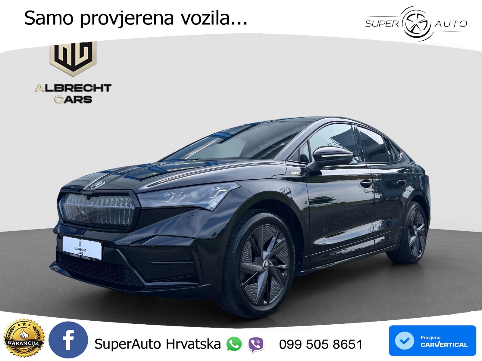 Škoda Enyaq Coupe iV RS 82 kWh (299 KS) AWD Lounge LED+GR SJED+ACC