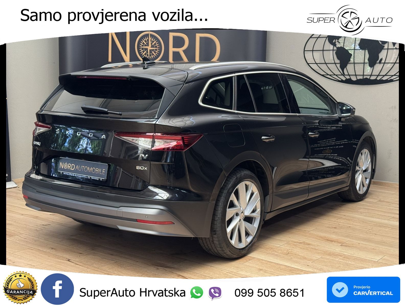 Škoda Enyaq iV 80x 82 kWh (265 KS) AWD LED+GR SJED+ACC