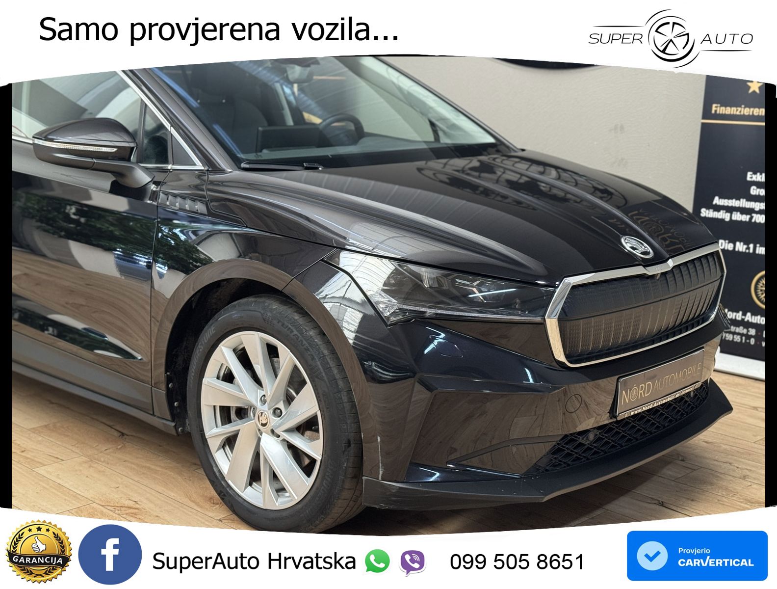 Škoda Enyaq iV 80x 82 kWh (265 KS) AWD LED+GR SJED+ACC