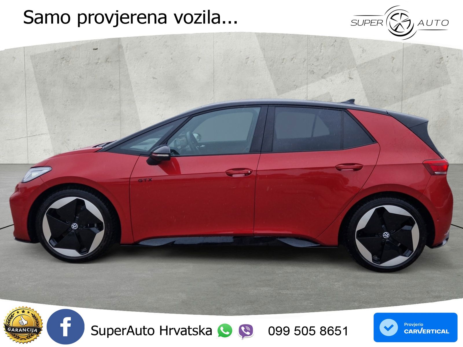 Volkswagen ID.3 GTX 84 kWh (286 KS) LED+GR SJED+ACC