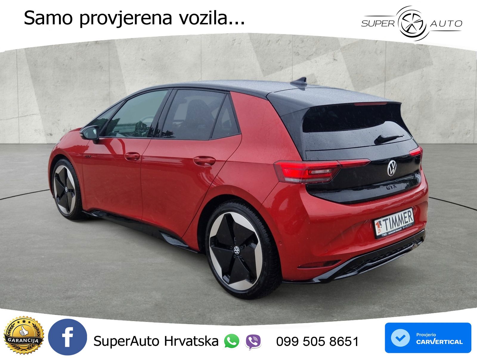 Volkswagen ID.3 GTX 84 kWh (286 KS) LED+GR SJED+ACC