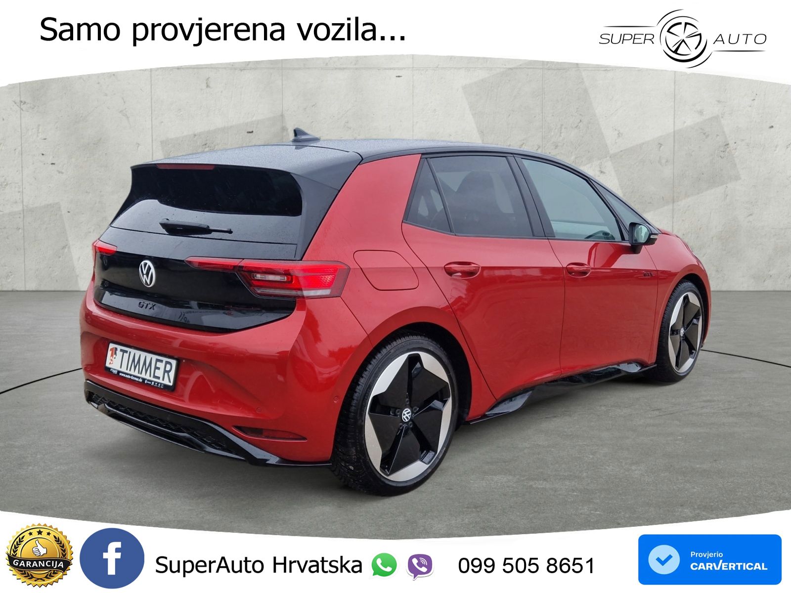 Volkswagen ID.3 GTX 84 kWh (286 KS) LED+GR SJED+ACC