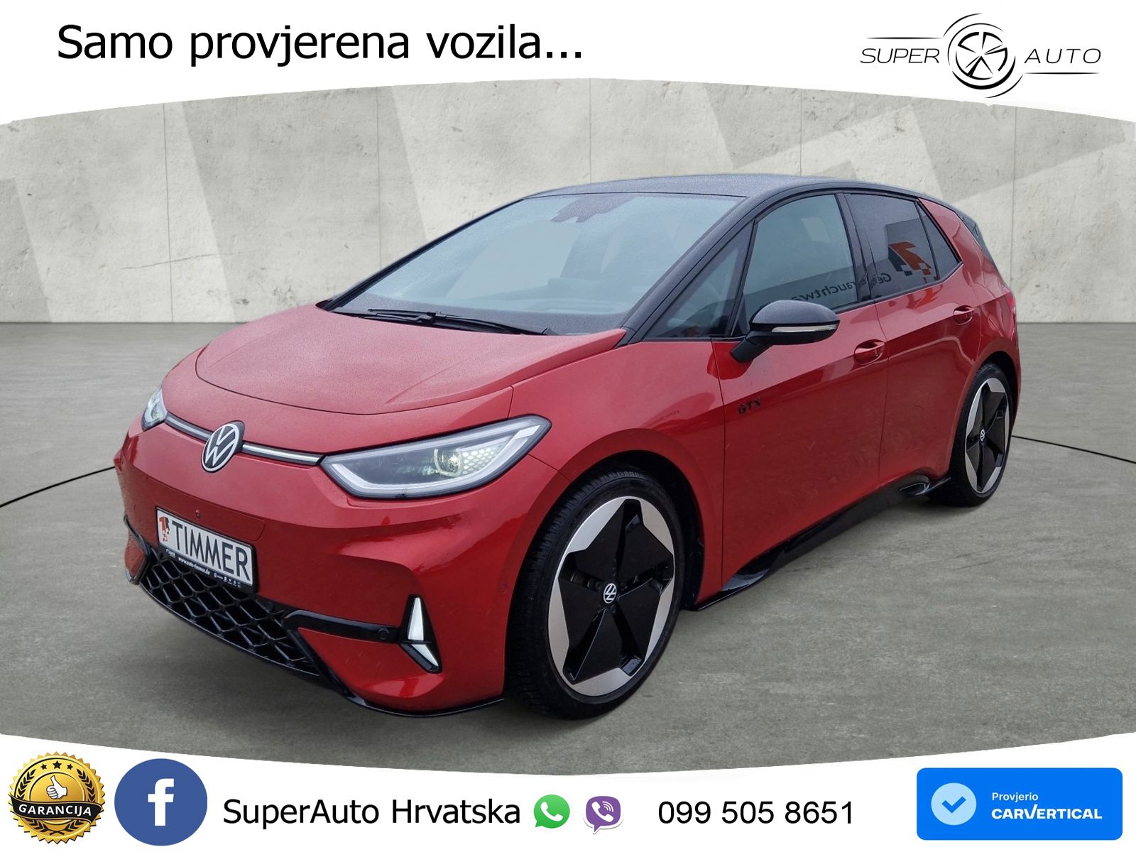 Volkswagen ID.3 GTX 84 kWh (286 KS) LED+GR SJED+ACC