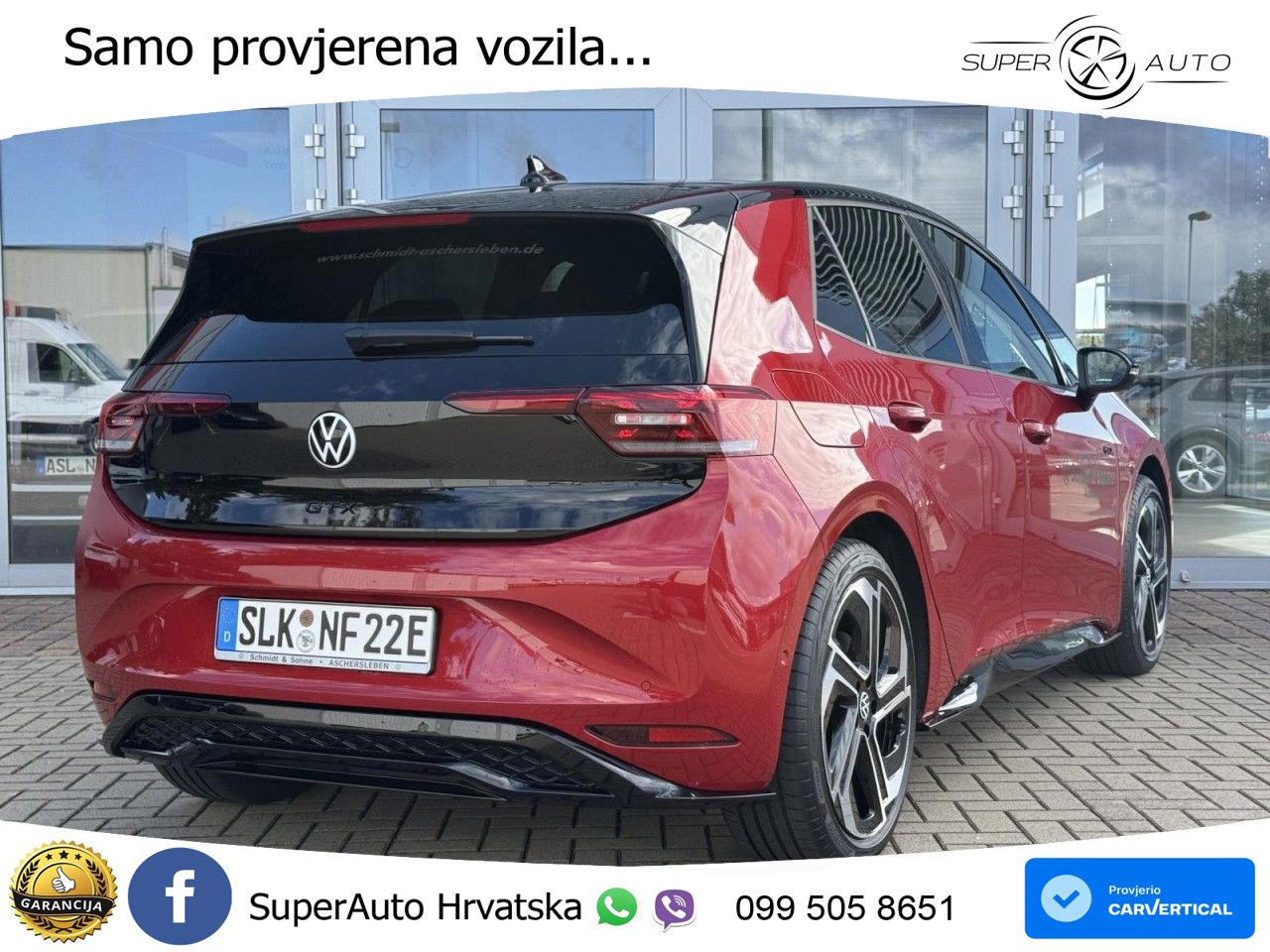 Volkswagen ID.3 GTX 84 kWh (286 KS)