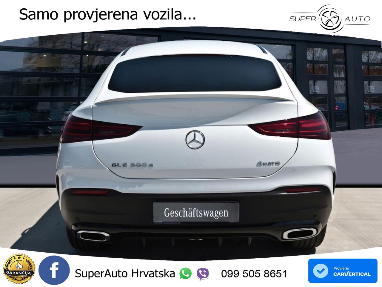 Mercedes GLE Coupe 300d (269 ks) EQ Boost 4MATIC 9G-TRONIC AMG LED+GR SJED+ACC