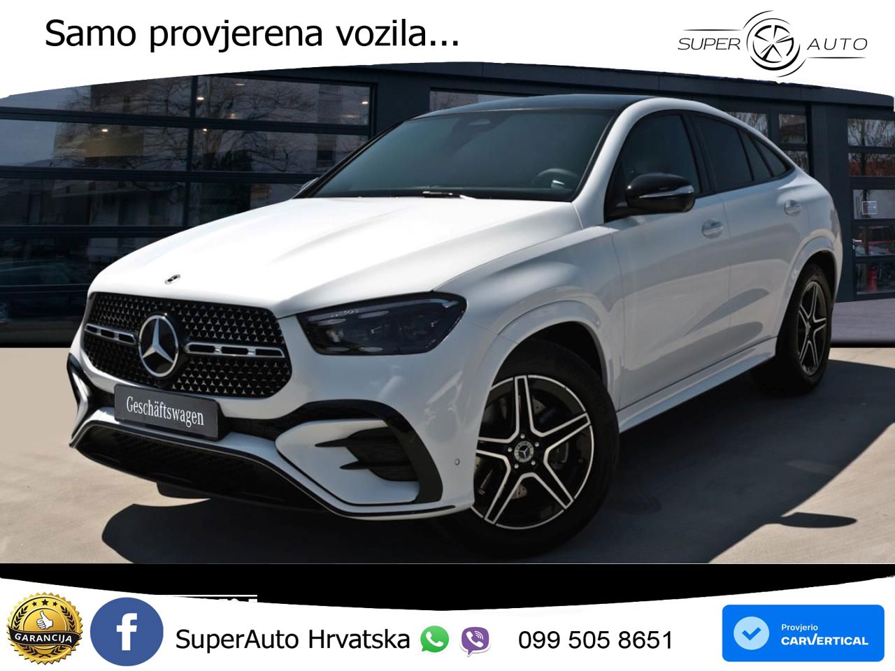 Mercedes GLE Coupe 300d (269 ks) EQ Boost 4MATIC 9G-TRONIC AMG LED+GR SJED+ACC