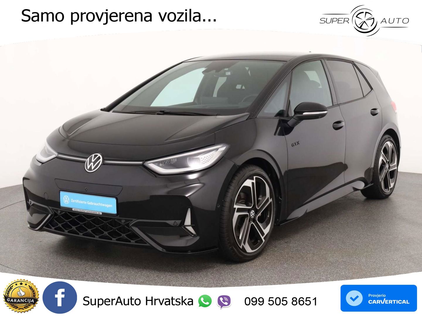 Volkswagen ID.3 GTX 84 kWh (286 KS) LED+GR SJED+ACC