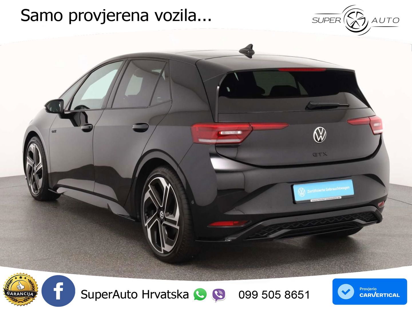 Volkswagen ID.3 GTX 84 kWh (286 KS) LED+GR SJED+ACC