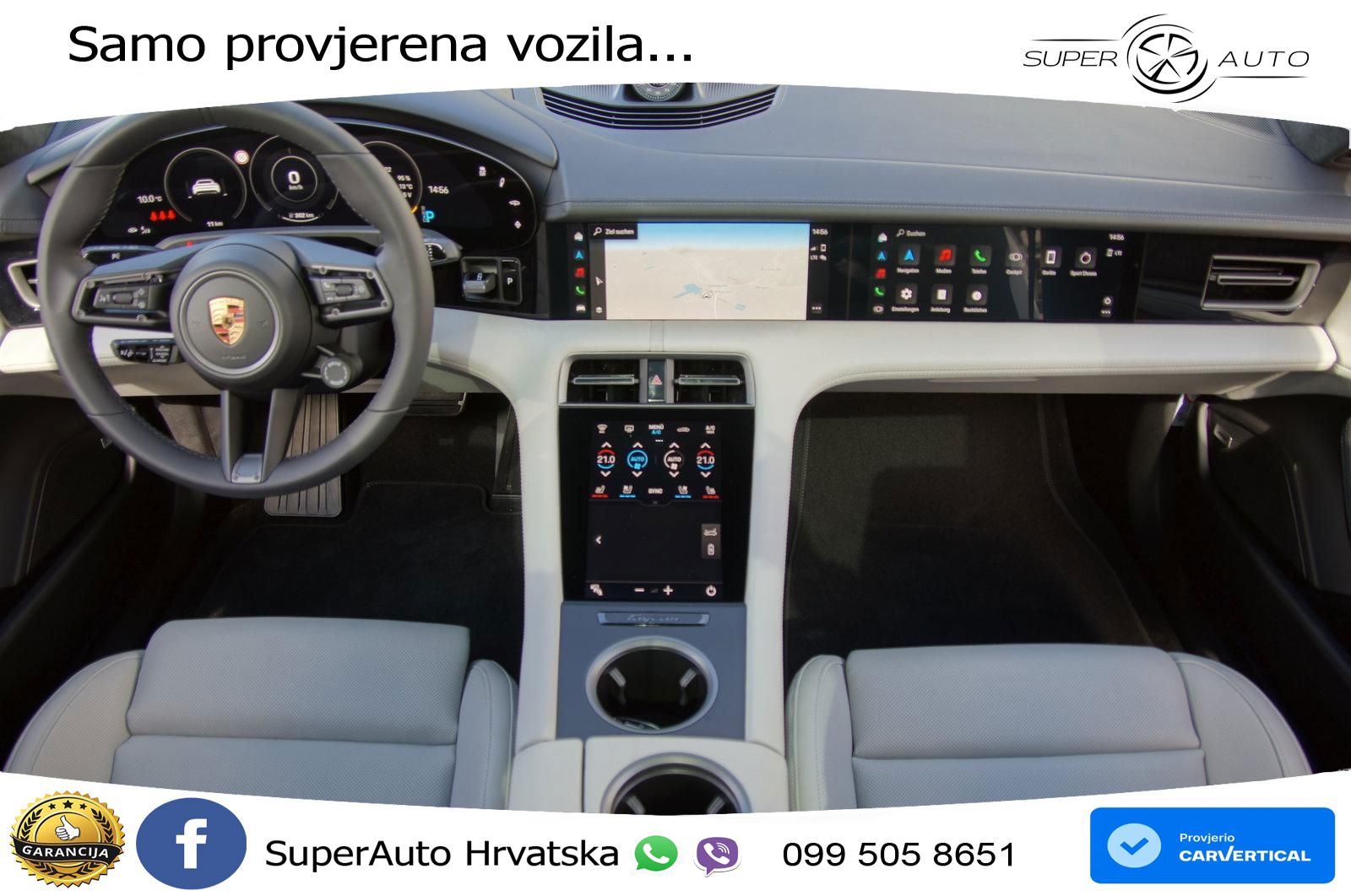Porsche Taycan Turbo S 93.4 kWh (761 KS)