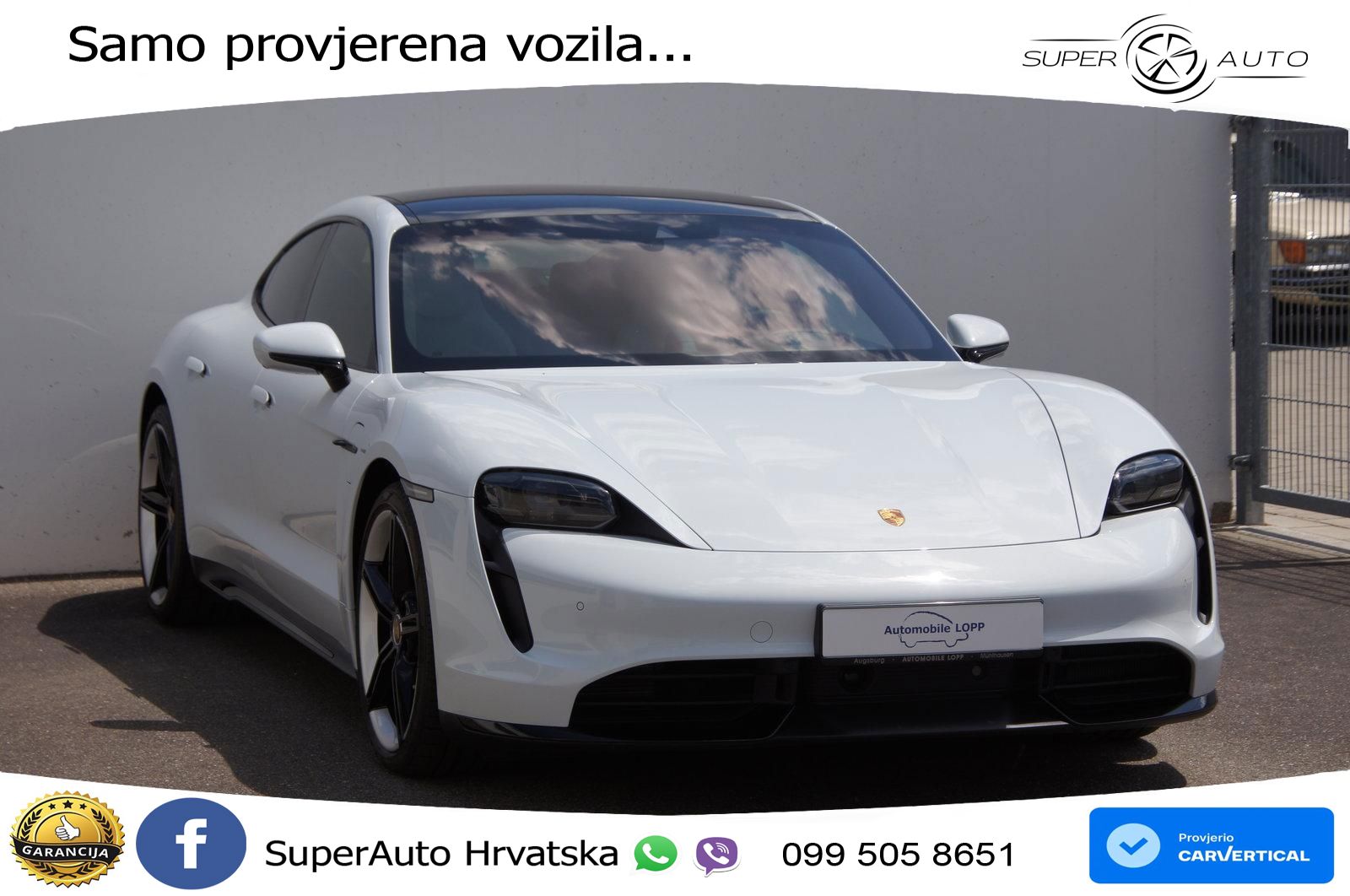 Porsche Taycan Turbo S 93.4 kWh (761 KS)
