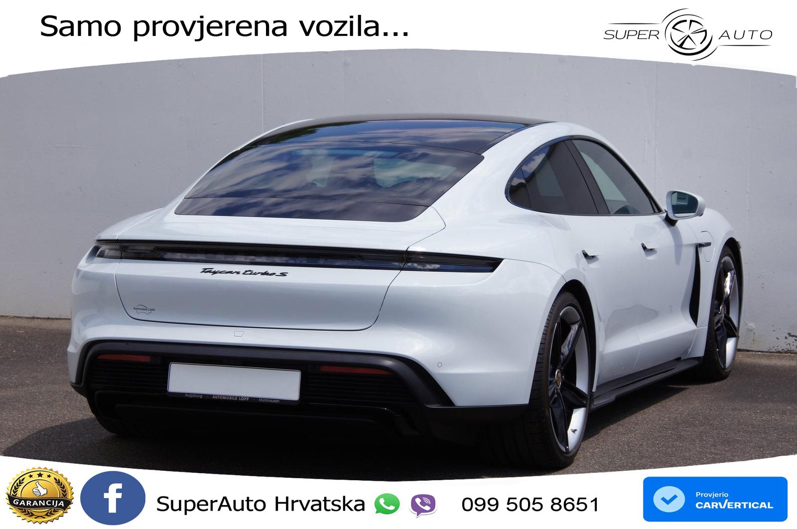 Porsche Taycan Turbo S 93.4 kWh (761 KS)
