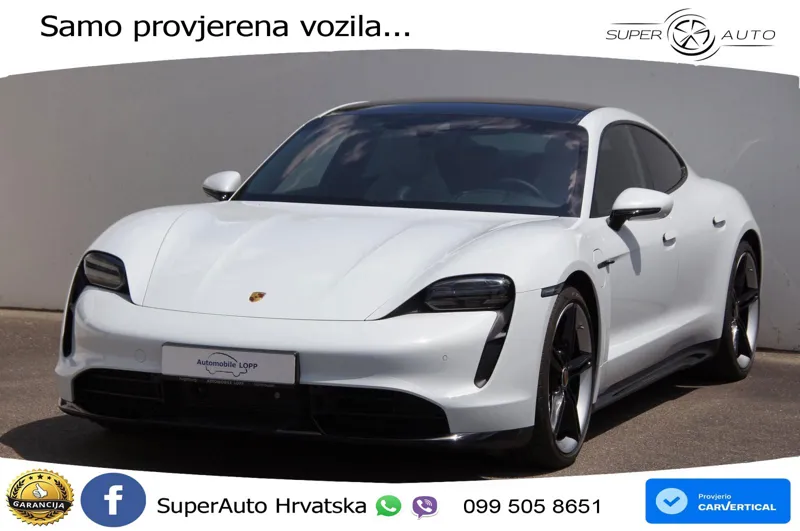 Porsche Taycan Turbo S 93.4 kWh (761 KS)