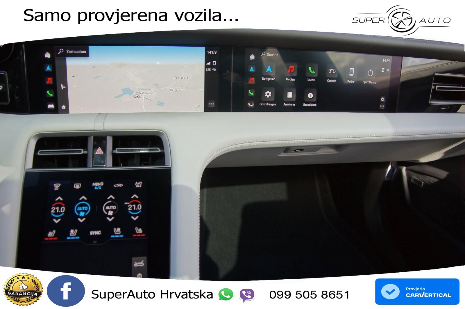 Porsche Taycan Turbo S 93.4 kWh (761 KS)