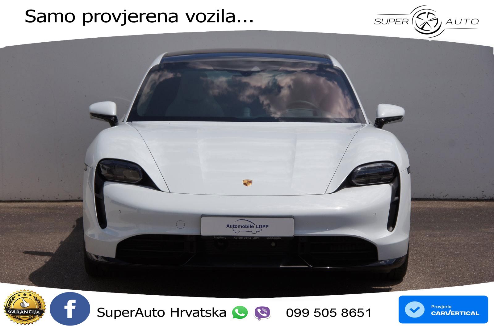Porsche Taycan Turbo S 93.4 kWh (761 KS)