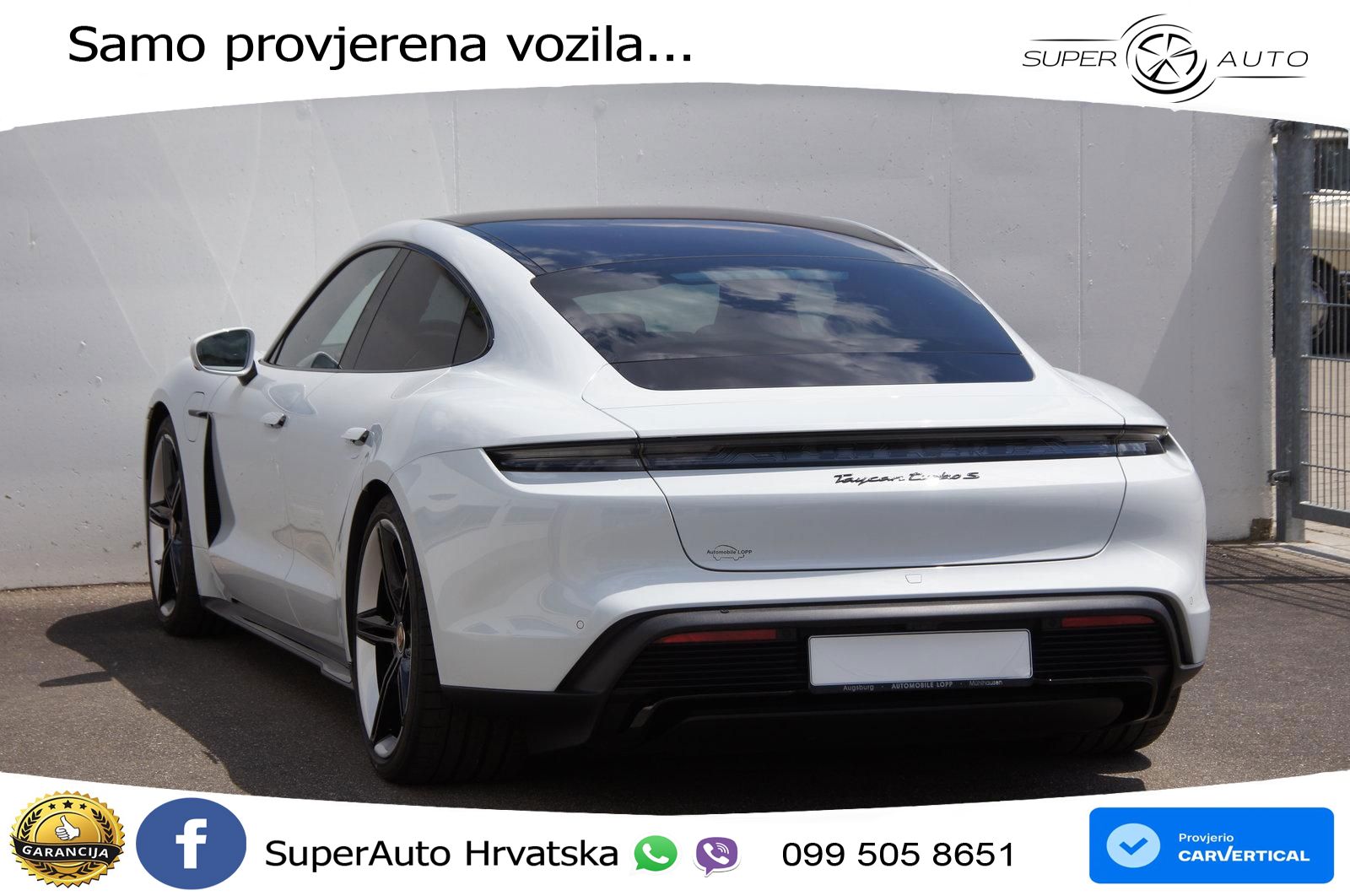 Porsche Taycan Turbo S 93.4 kWh (761 KS)