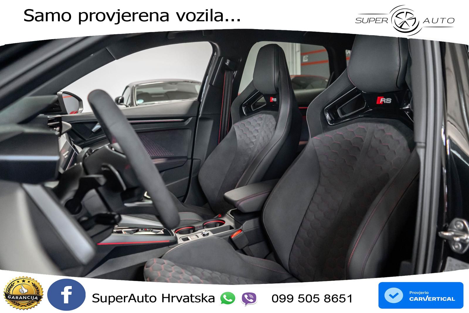 Audi RS3 Sedan 2.5 TFSI (400 KS) quattro S tronic LED+GR SJED+ACC