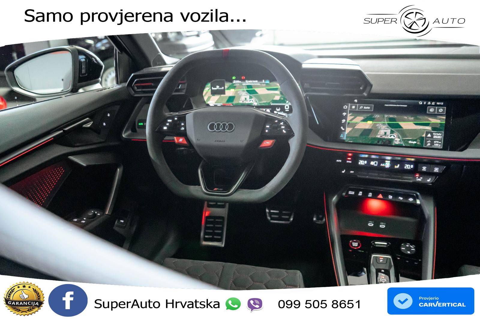 Audi RS3 Sedan 2.5 TFSI (400 KS) quattro S tronic LED+GR SJED+ACC
