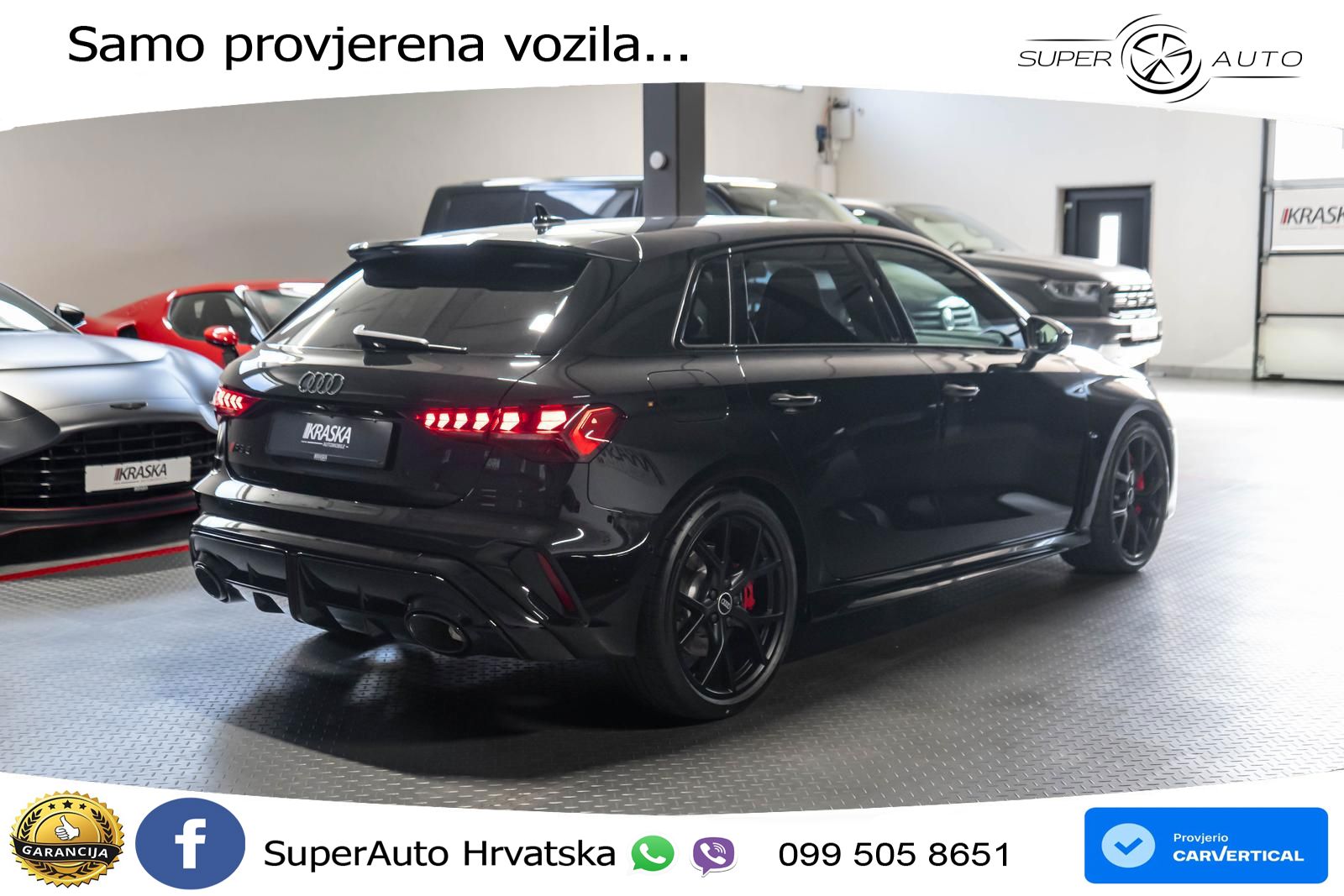 Audi RS3 Sedan 2.5 TFSI (400 KS) quattro S tronic LED+GR SJED+ACC