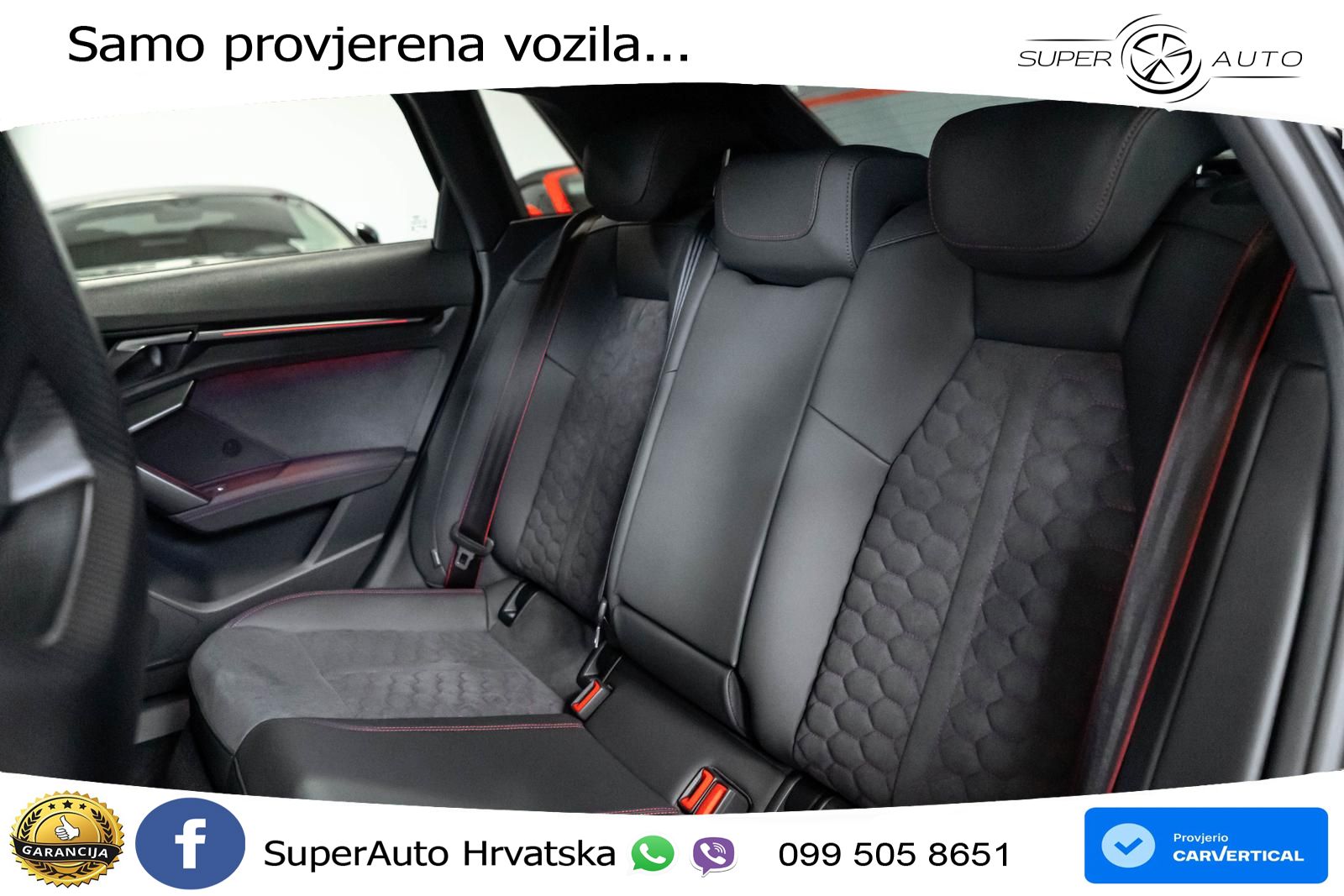 Audi RS3 Sedan 2.5 TFSI (400 KS) quattro S tronic LED+GR SJED+ACC