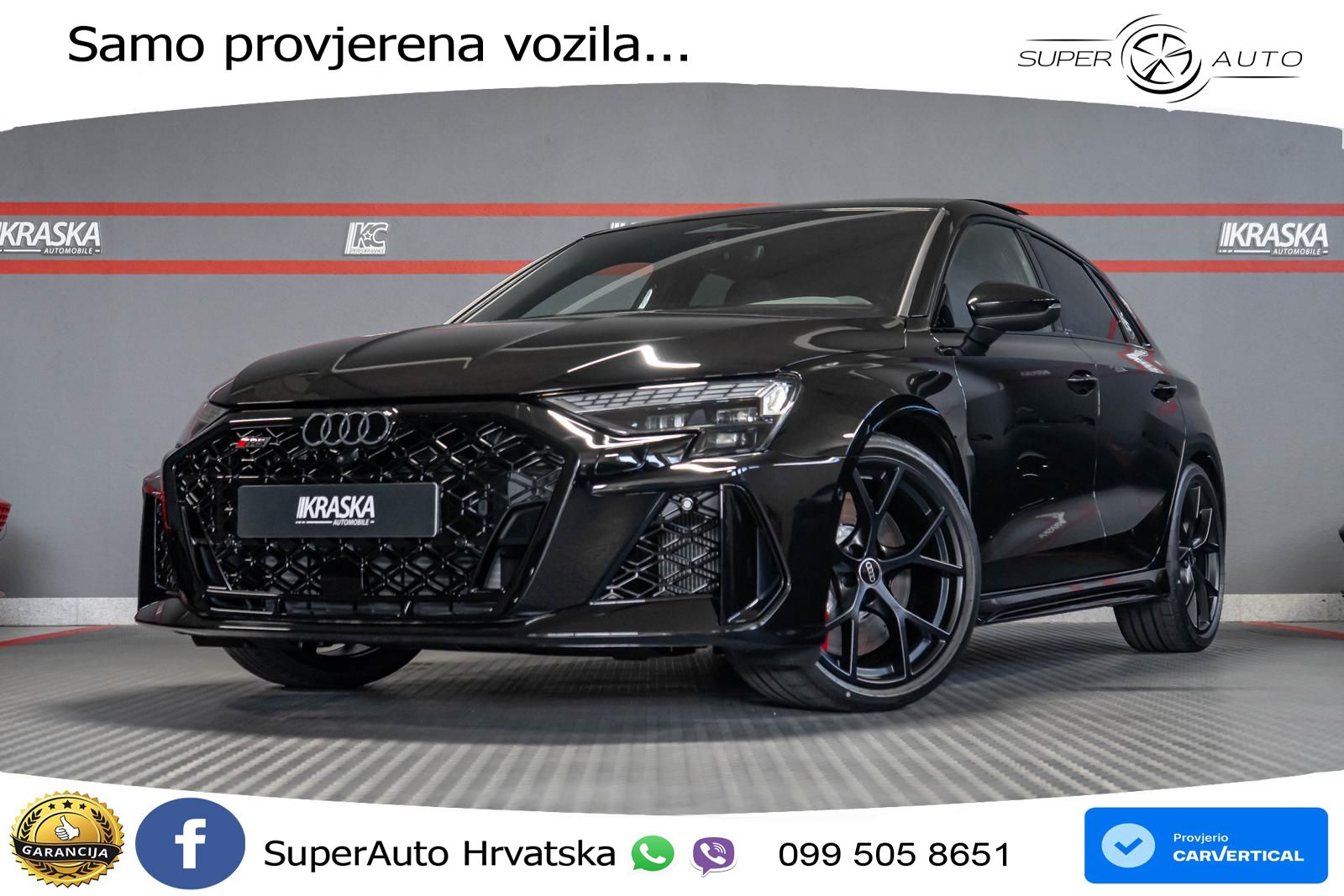 Audi RS3 Sedan 2.5 TFSI (400 KS) quattro S tronic LED+GR SJED+ACC