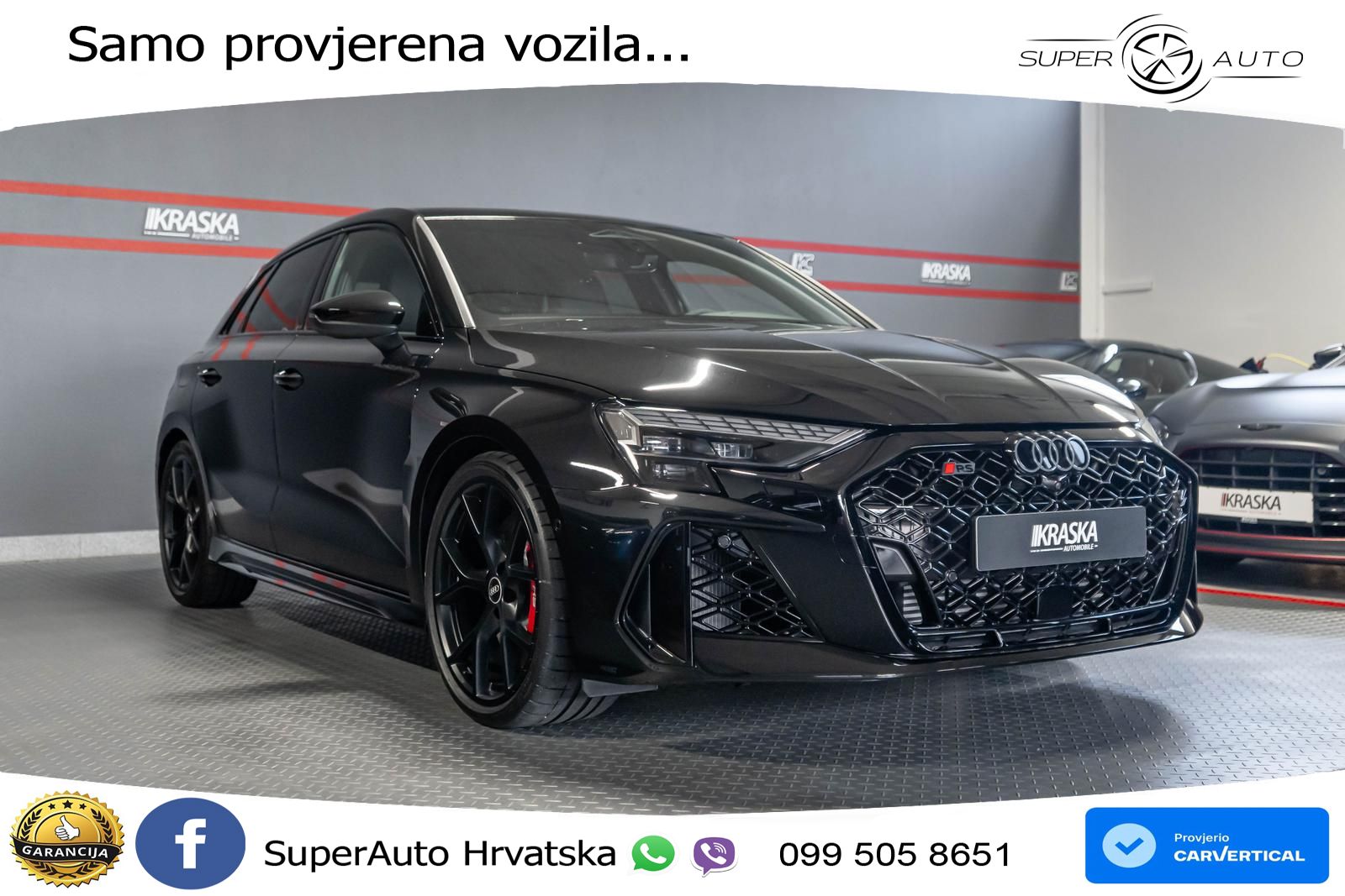 Audi RS3 Sedan 2.5 TFSI (400 KS) quattro S tronic LED+GR SJED+ACC