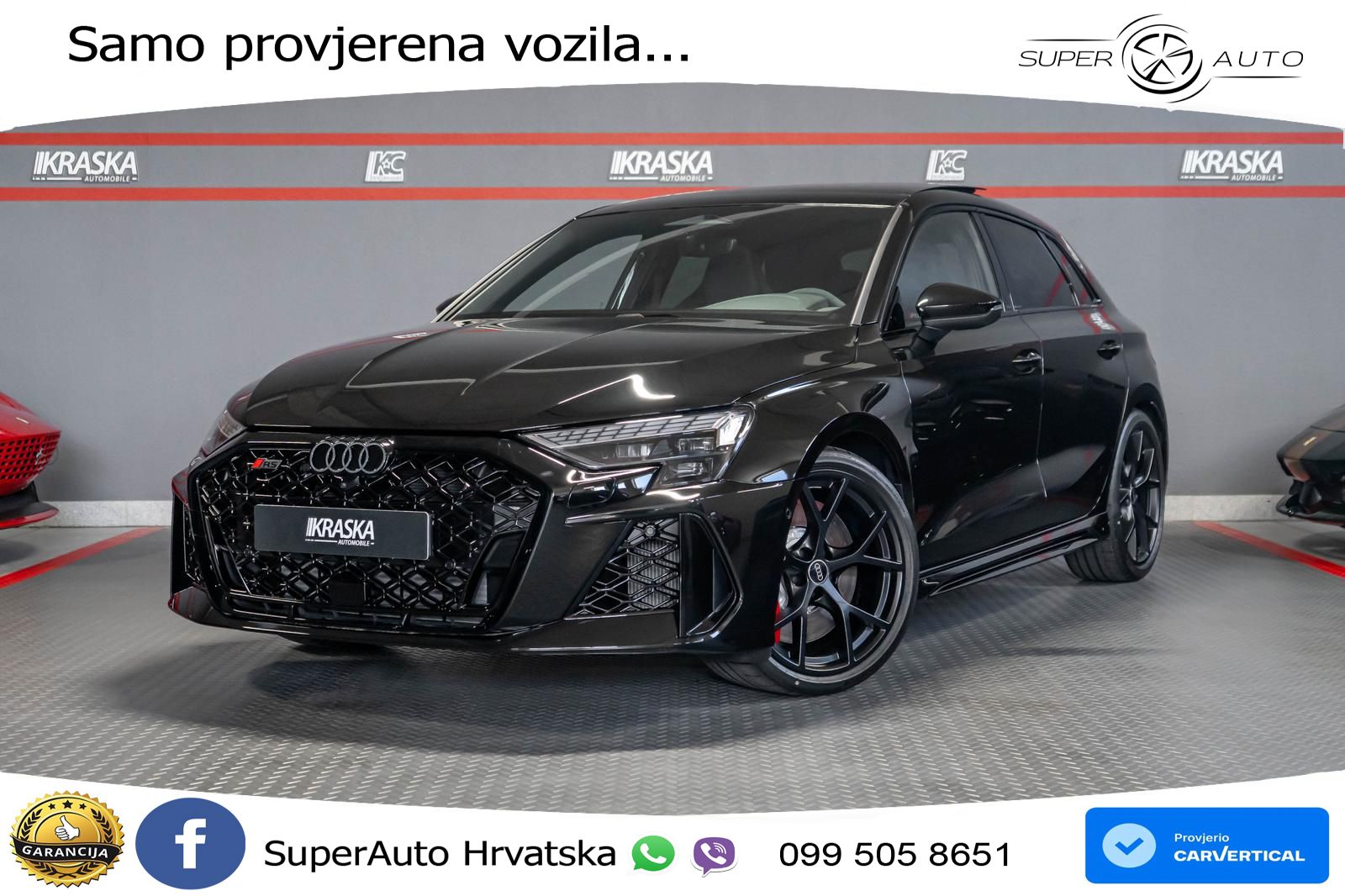 Audi RS3 Sedan 2.5 TFSI (400 KS) quattro S tronic LED+GR SJED+ACC