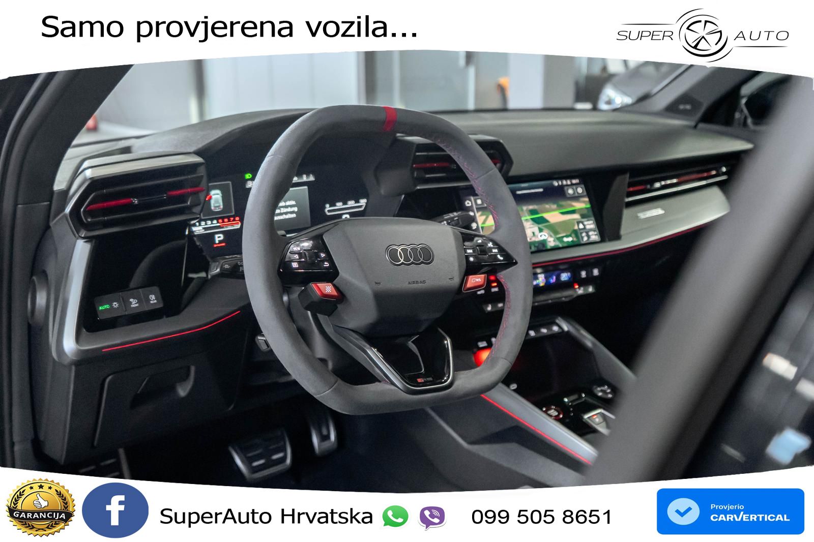 Audi RS3 Sedan 2.5 TFSI (400 KS) quattro S tronic LED+GR SJED+ACC