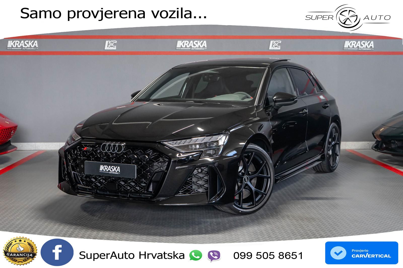 Audi RS3 Sedan 2.5 TFSI (400 KS) quattro S tronic LED+GR SJED+ACC