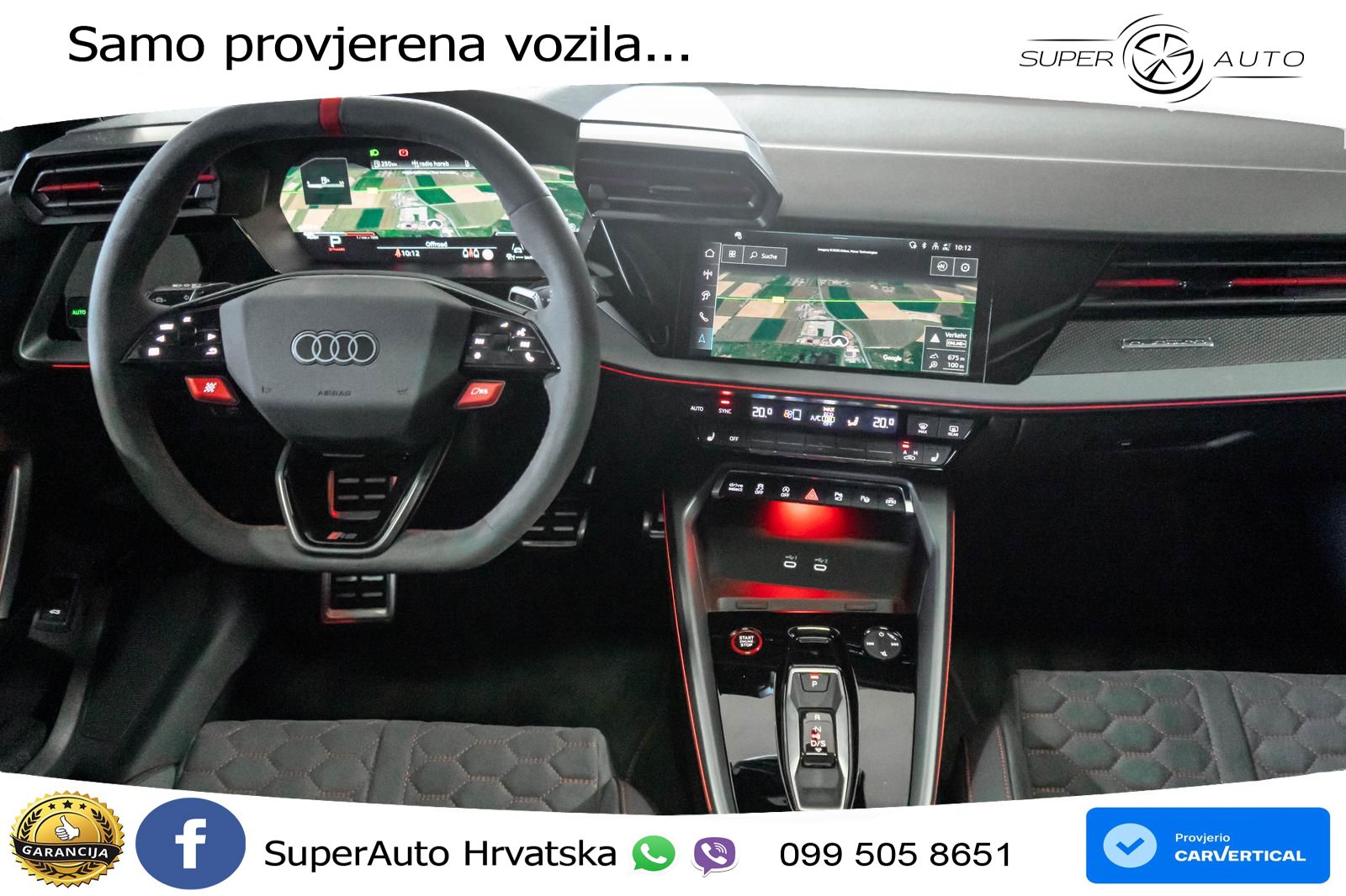 Audi RS3 Sedan 2.5 TFSI (400 KS) quattro S tronic LED+GR SJED+ACC