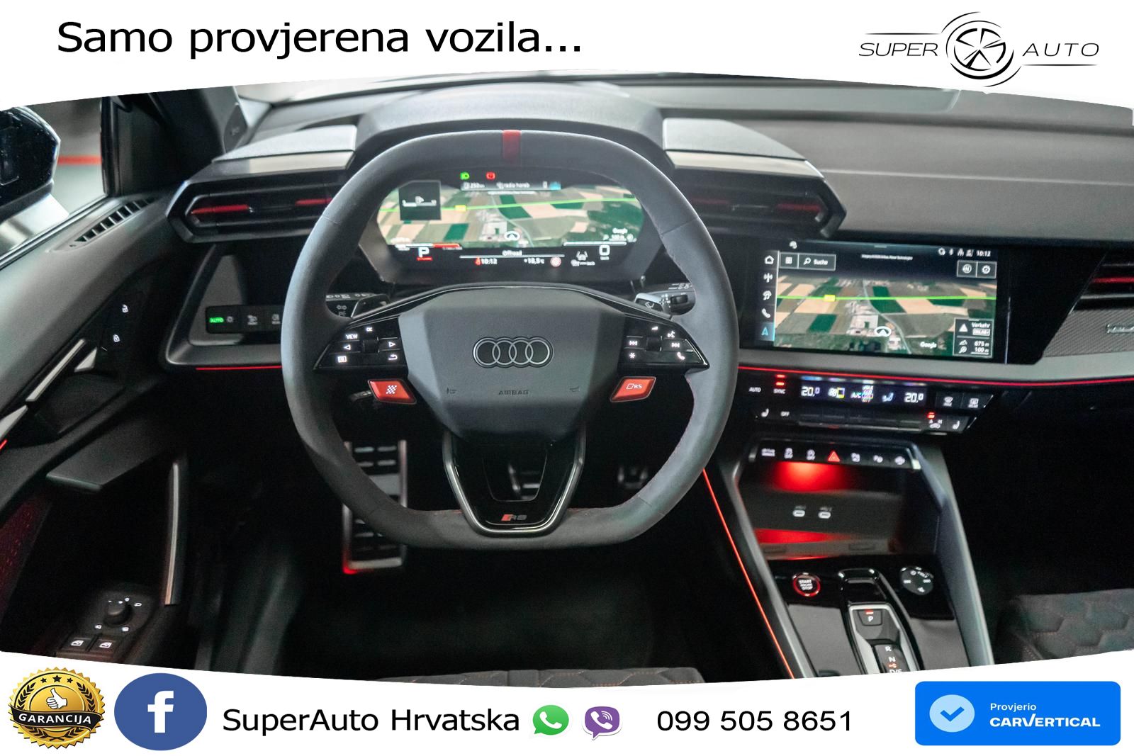 Audi RS3 Sedan 2.5 TFSI (400 KS) quattro S tronic LED+GR SJED+ACC