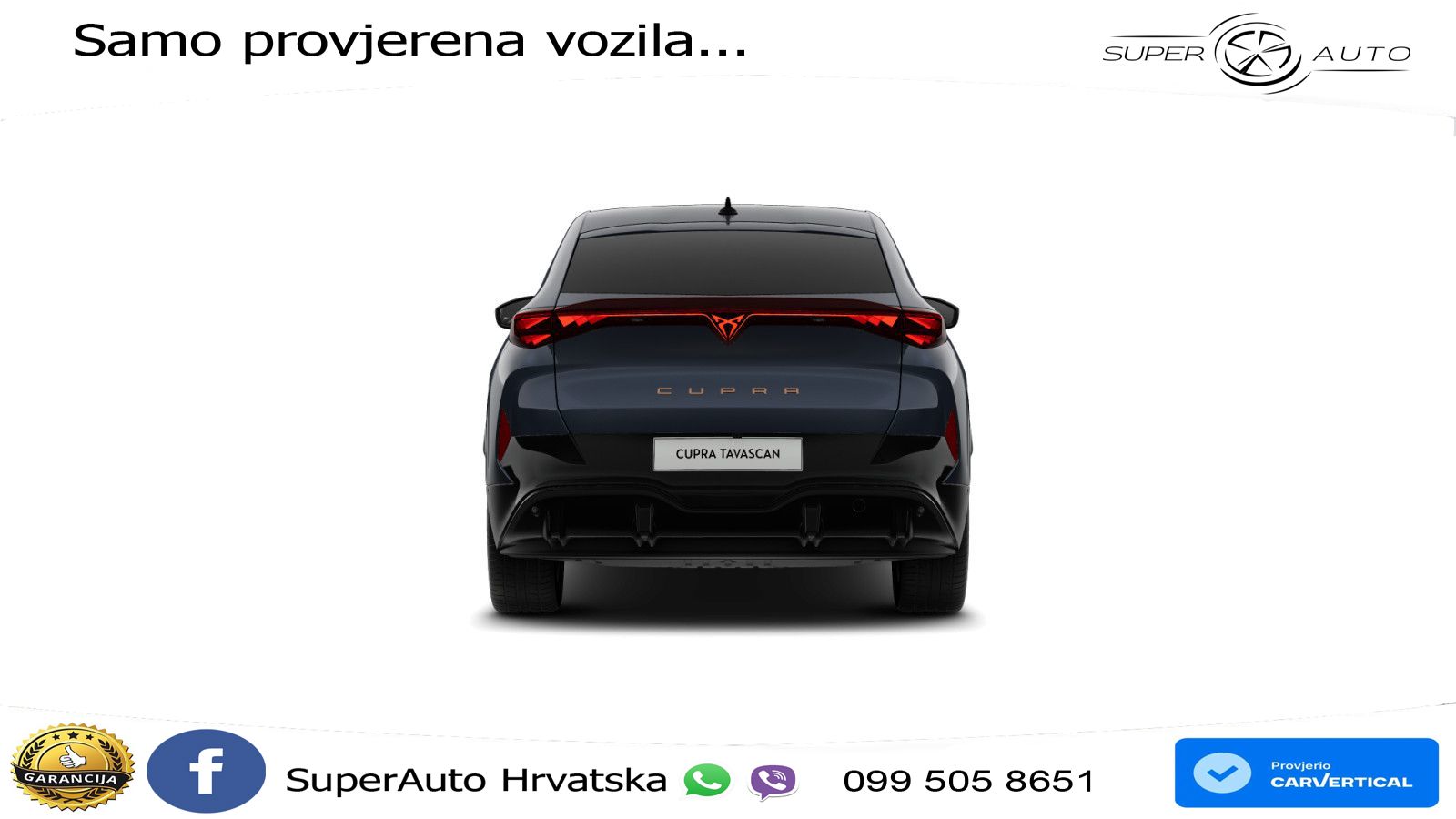 Cupra Tavascan 82 kWh (286 KS) LED+GR SJED+ACC