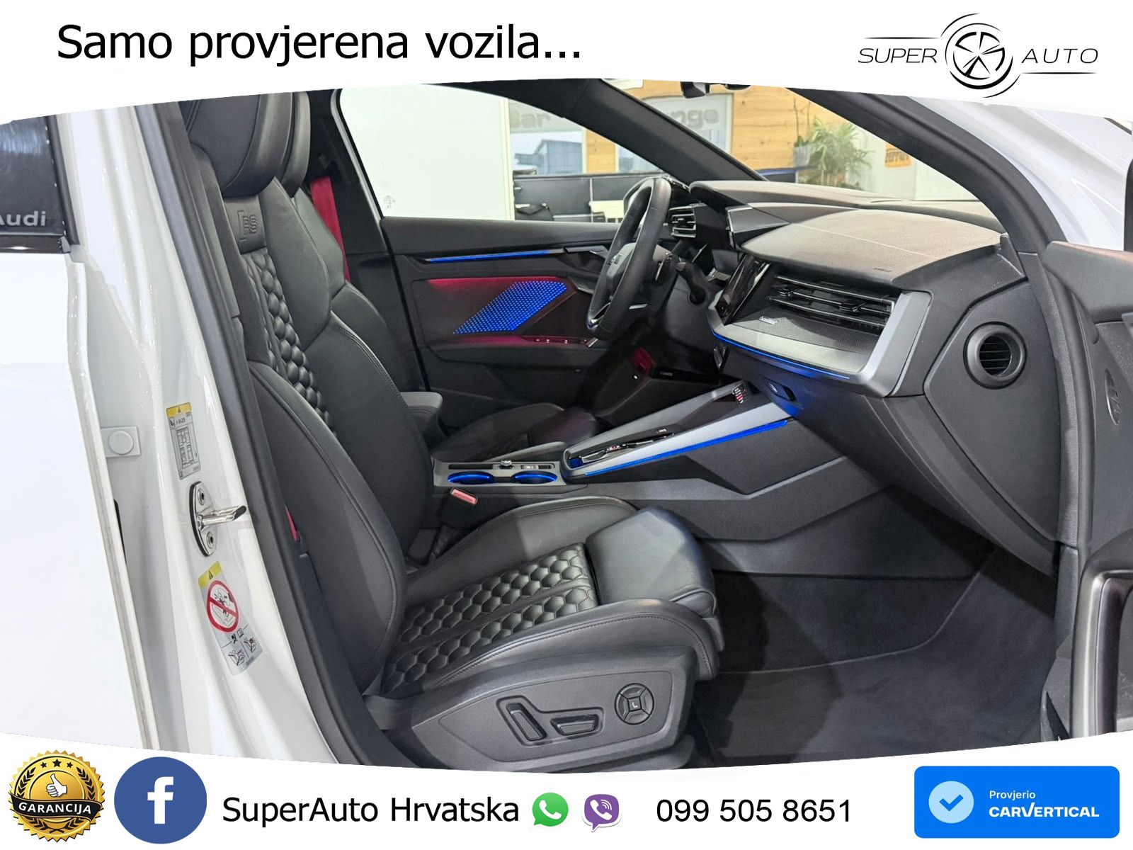 Audi RS3 Sedan 2.5 TFSI (400 KS) quattro S tronic LED+GR SJED+ACC