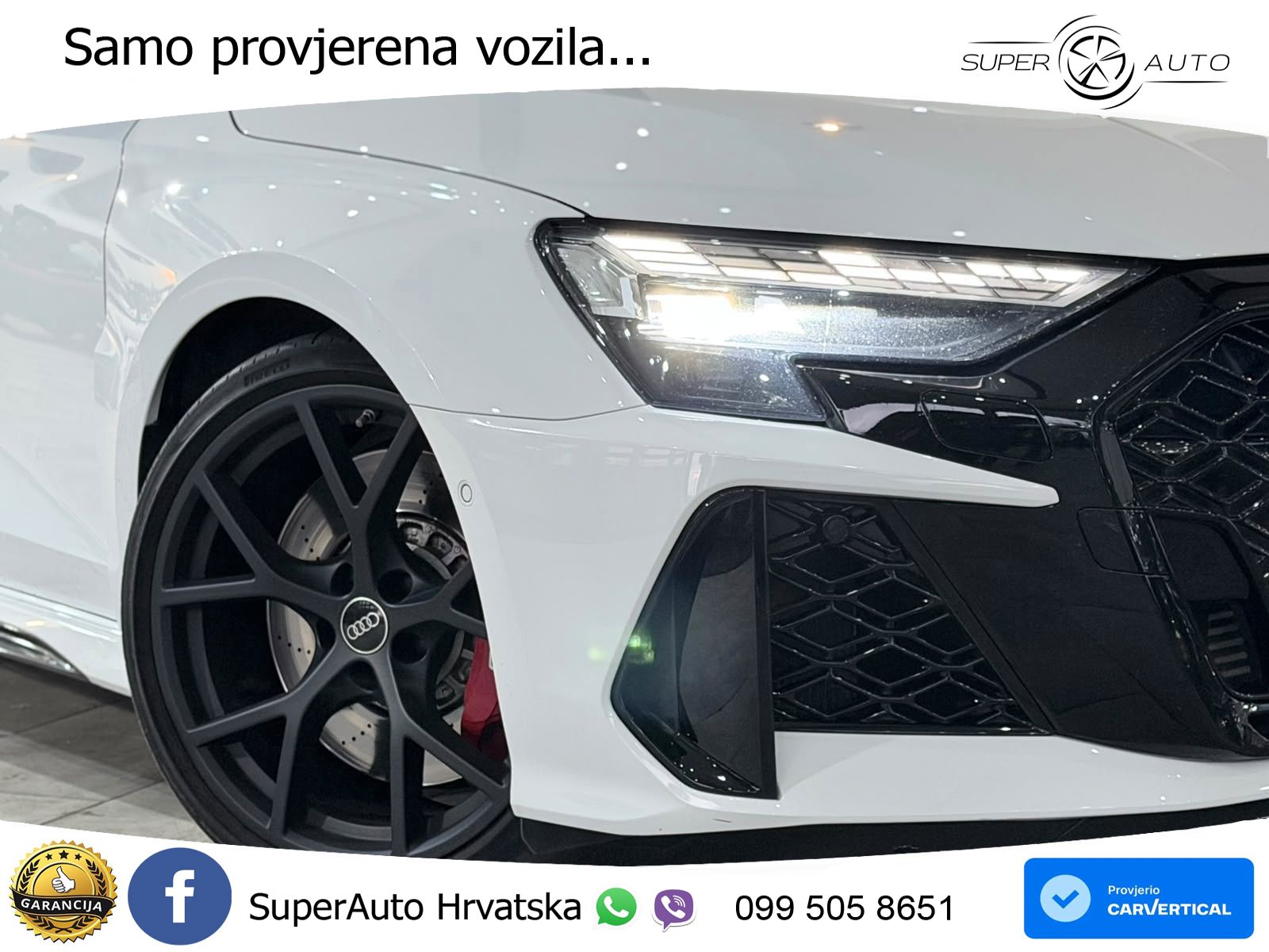 Audi RS3 Sedan 2.5 TFSI (400 KS) quattro S tronic LED+GR SJED+ACC