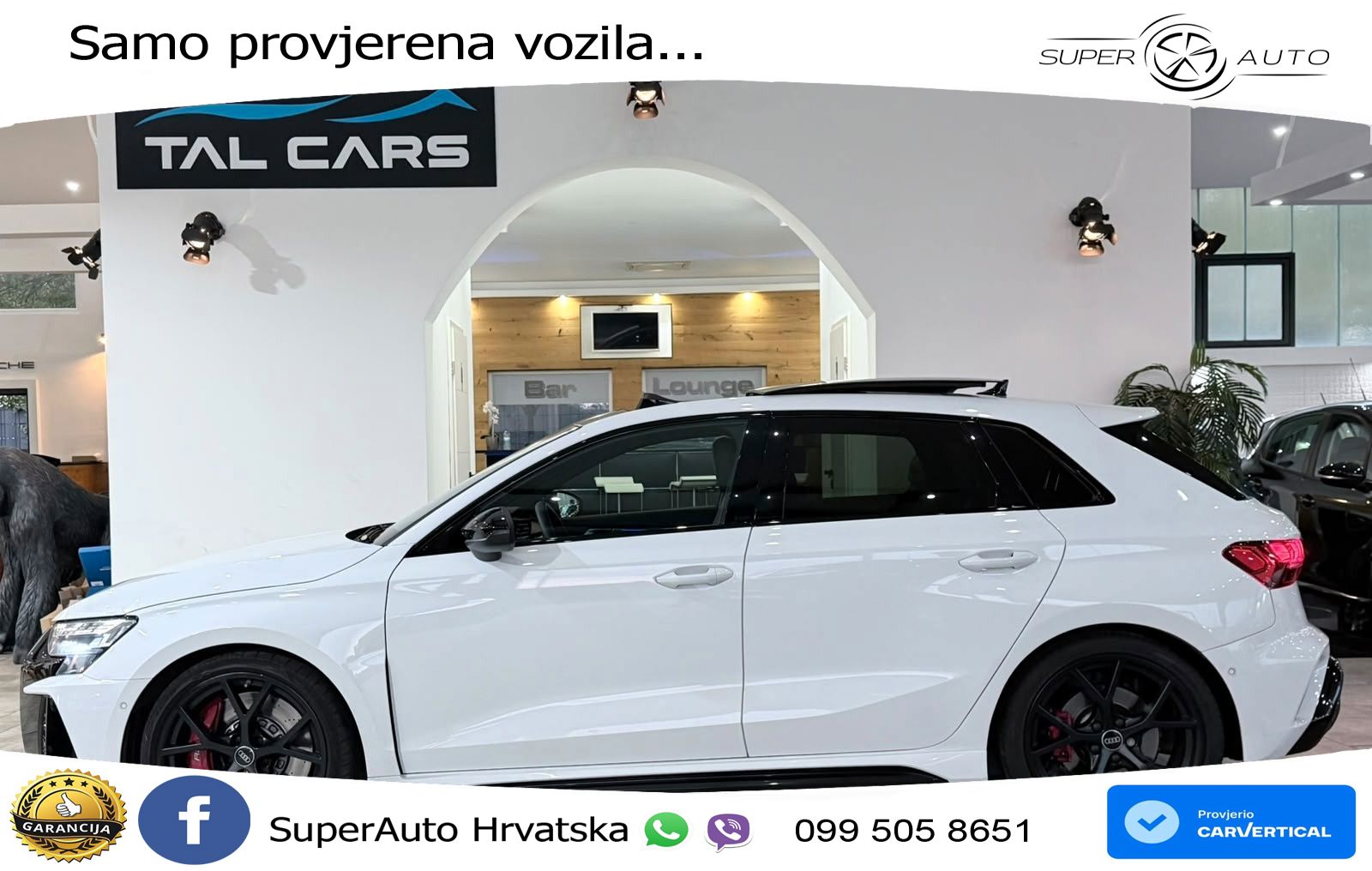Audi RS3 Sedan 2.5 TFSI (400 KS) quattro S tronic LED+GR SJED+ACC