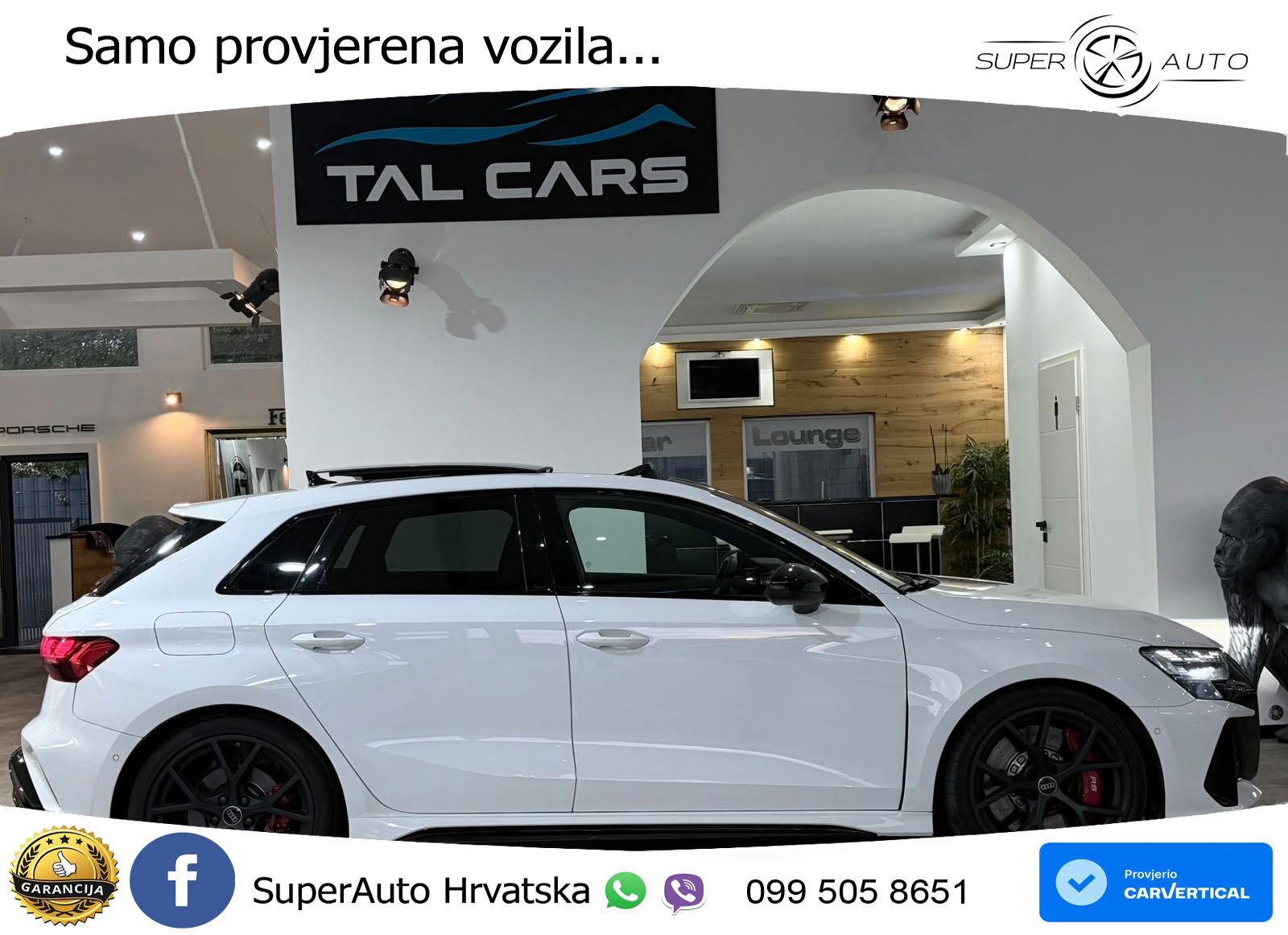 Audi RS3 Sedan 2.5 TFSI (400 KS) quattro S tronic LED+GR SJED+ACC