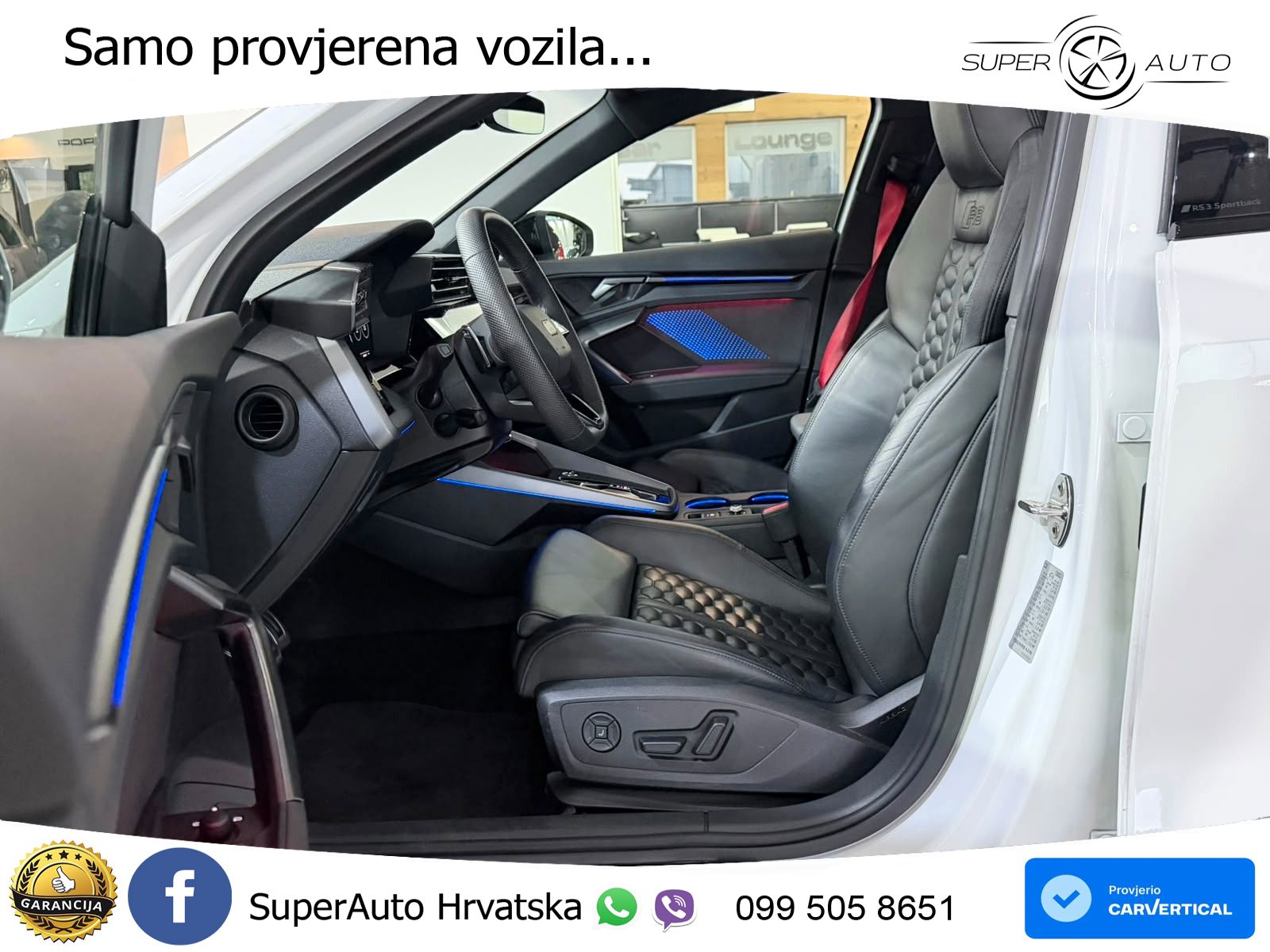 Audi RS3 Sedan 2.5 TFSI (400 KS) quattro S tronic LED+GR SJED+ACC