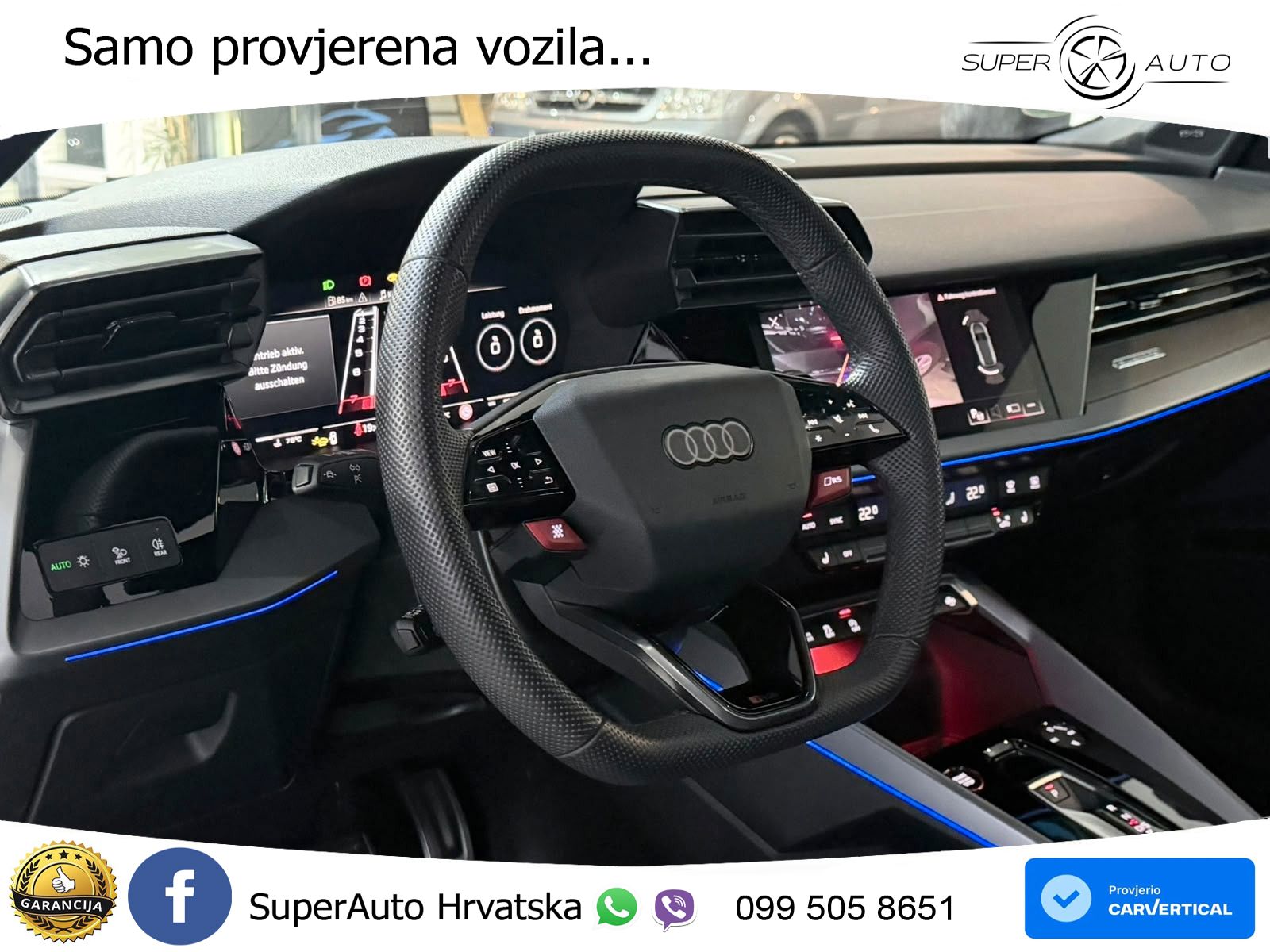 Audi RS3 Sedan 2.5 TFSI (400 KS) quattro S tronic LED+GR SJED+ACC