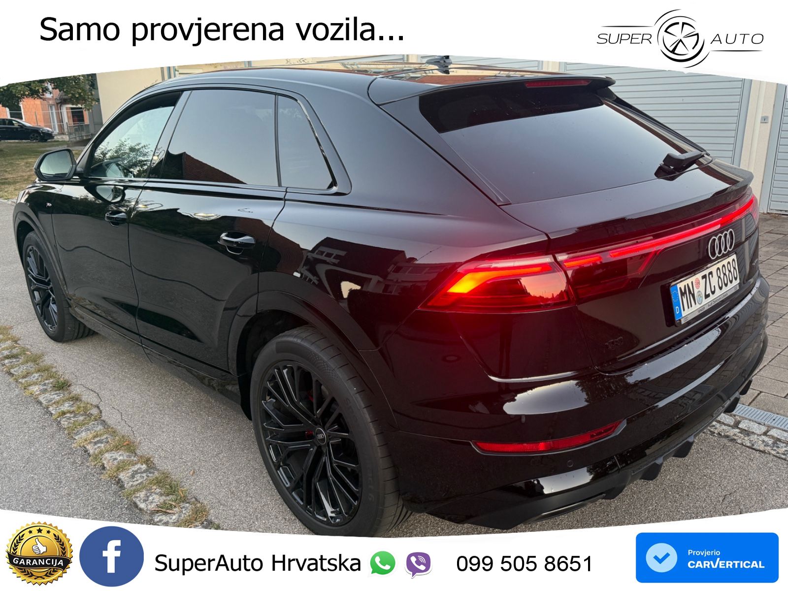 Audi Q8 50 TDI V6 (286 KS) quattro Tiptronic S line LED+GR SJED+ACC