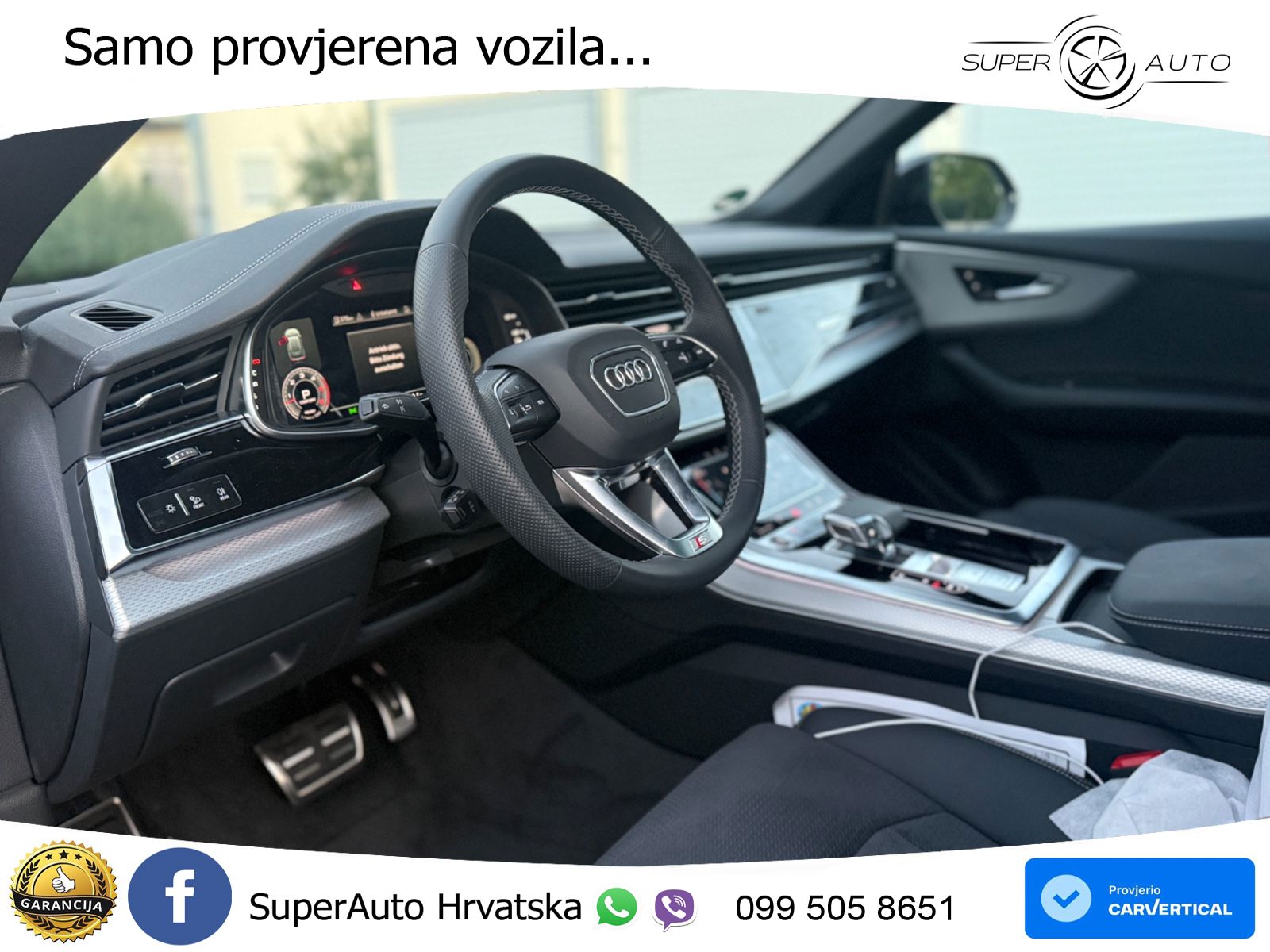 Audi Q8 50 TDI V6 (286 KS) quattro Tiptronic S line LED+GR SJED+ACC