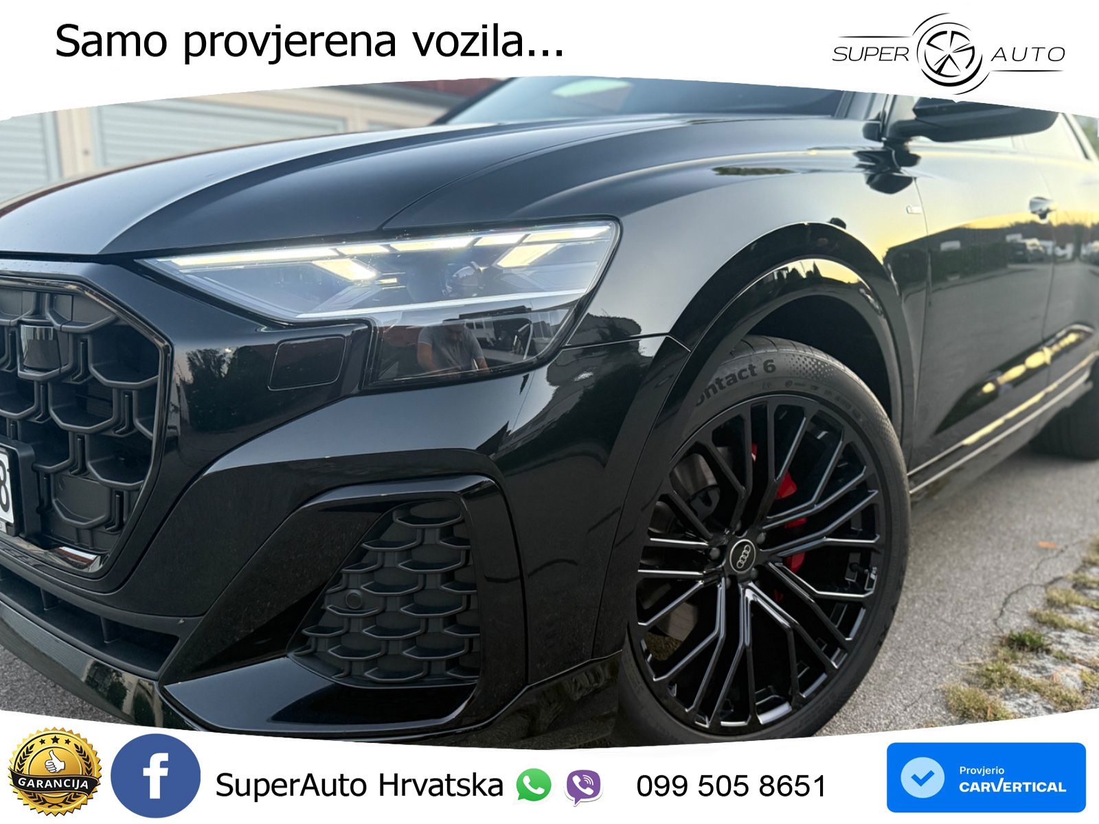 Audi Q8 50 TDI V6 (286 KS) quattro Tiptronic S line LED+GR SJED+ACC