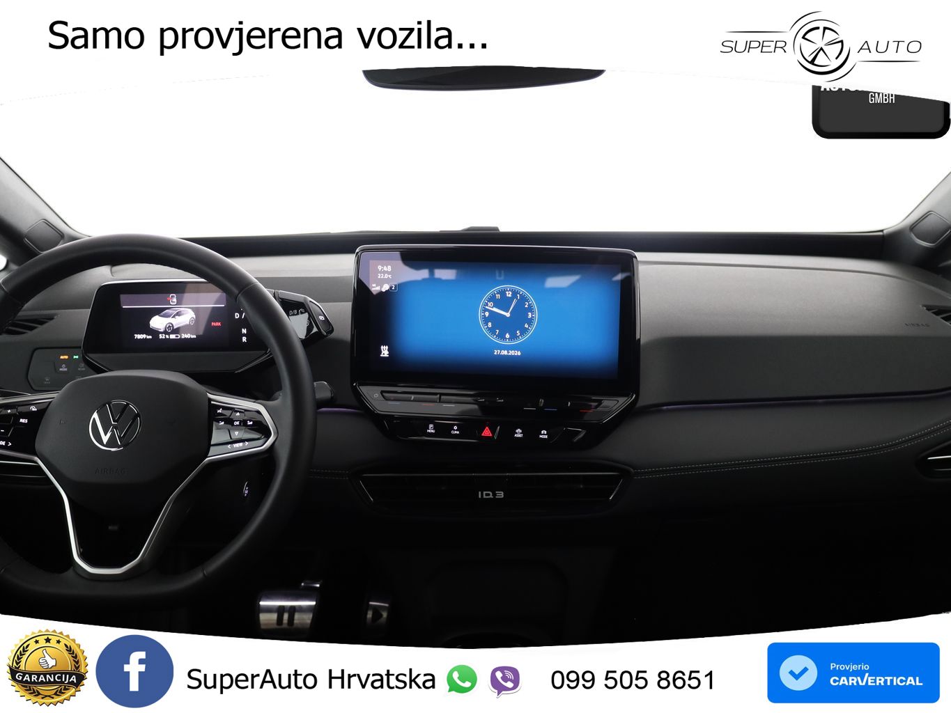 Volkswagen ID.3 Pro 62 kWh (204 KS)