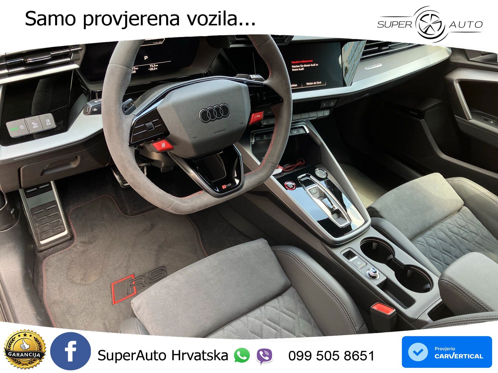 Audi RS3 Sedan 2.5 TFSI (400 KS) quattro S tronic LED+GR SJED+ACC