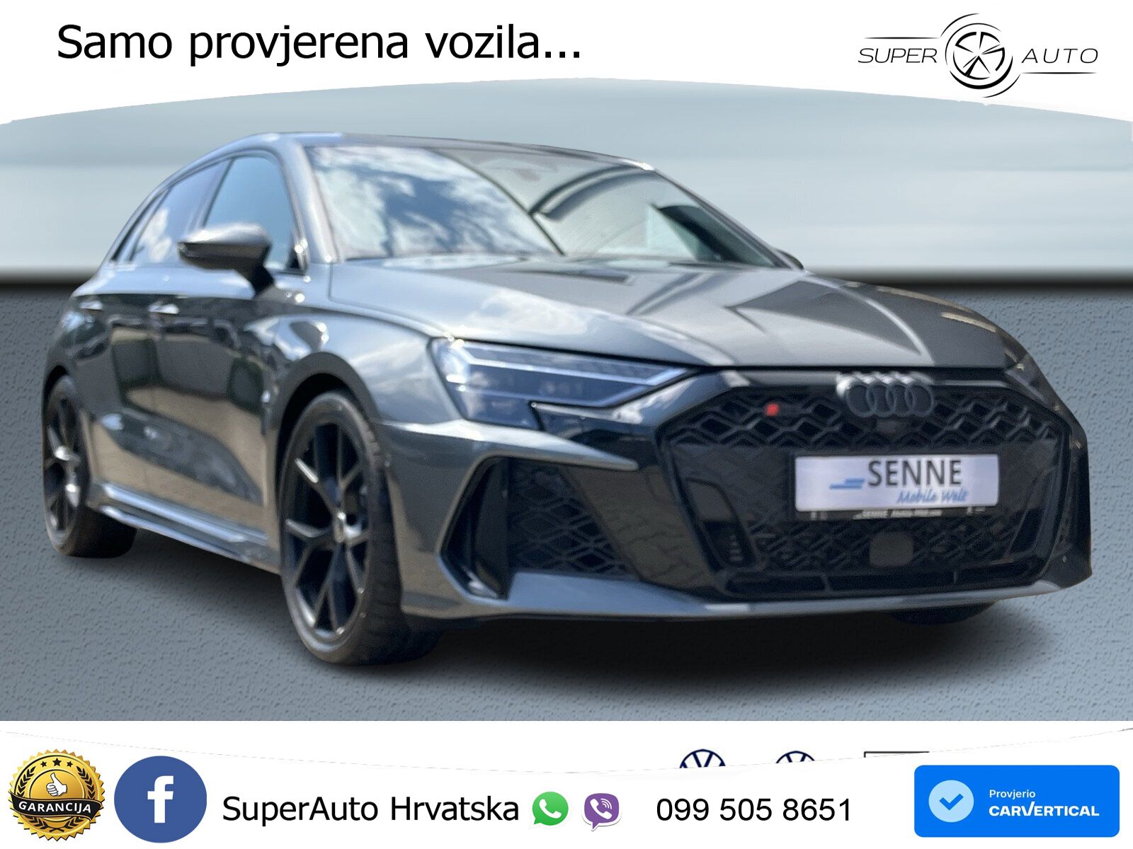 Audi RS3 Sedan 2.5 TFSI (400 KS) quattro S tronic LED+GR SJED+ACC