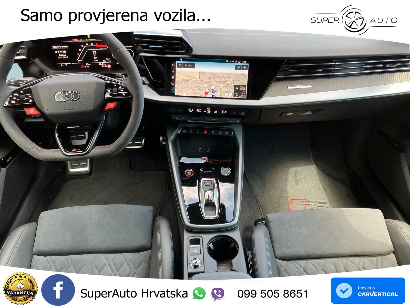 Audi RS3 Sedan 2.5 TFSI (400 KS) quattro S tronic LED+GR SJED+ACC