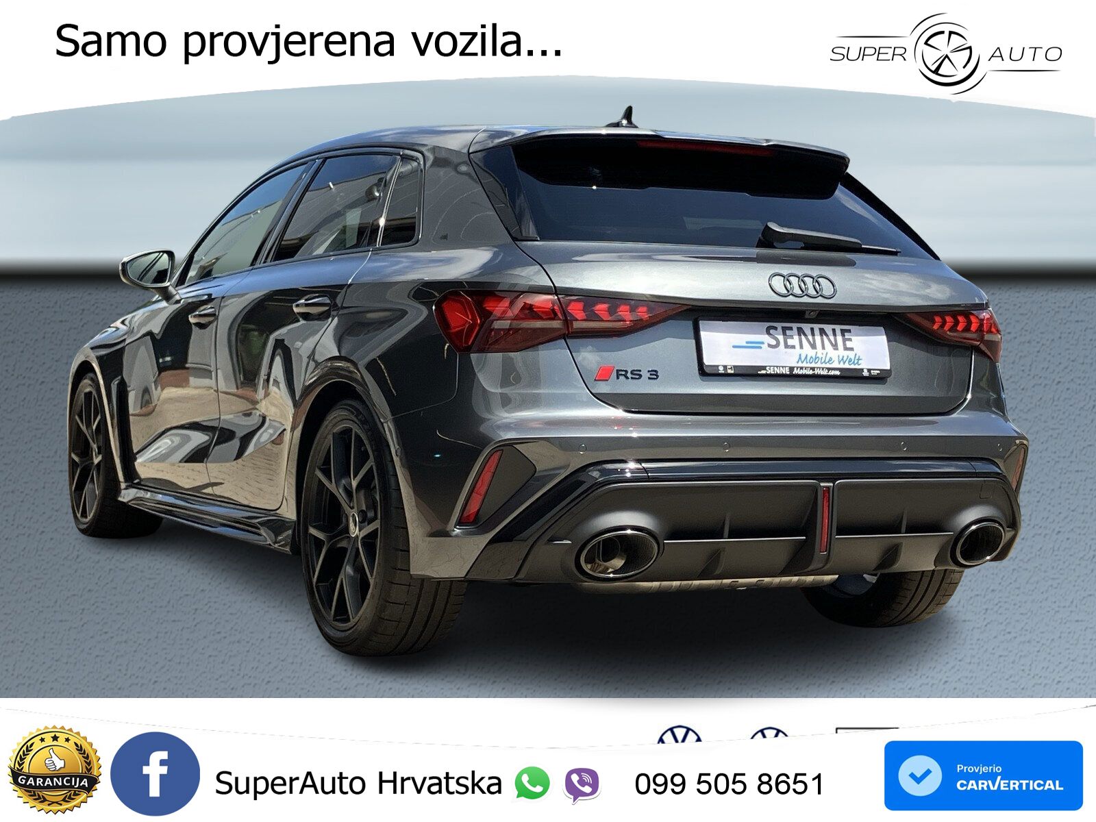 Audi RS3 Sedan 2.5 TFSI (400 KS) quattro S tronic LED+GR SJED+ACC